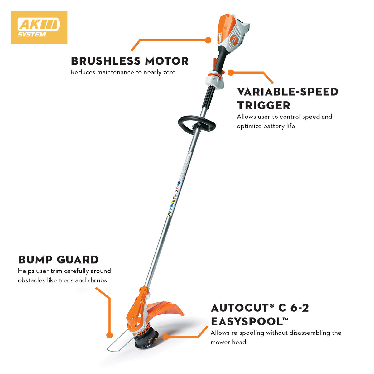 STIHL FSA 60 R battery string trimmer
