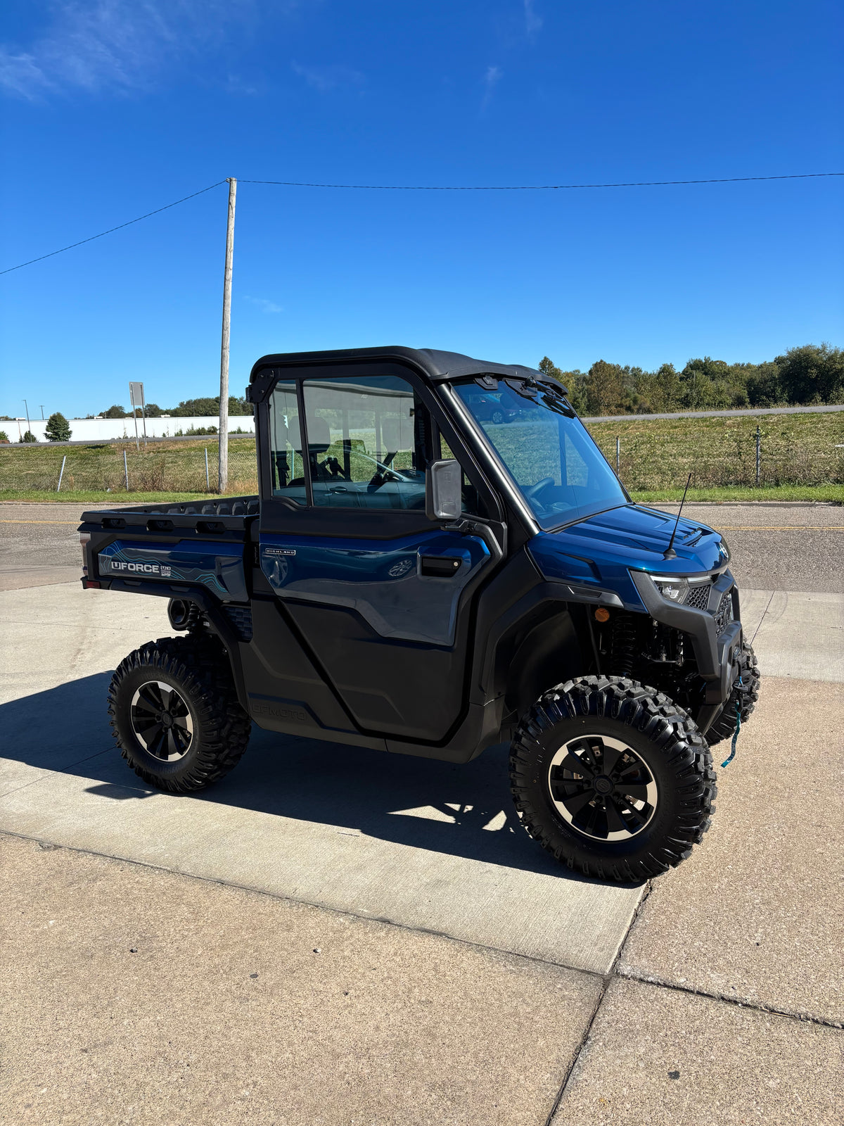 2027 CFMOTO UFORCE U10 Pro Highland Twilight Blue