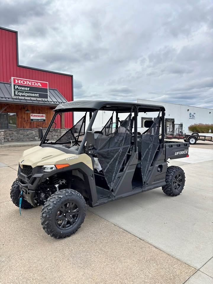 2026 Cfmoto Uforce 800 Crew Cab Side By Side Tan
