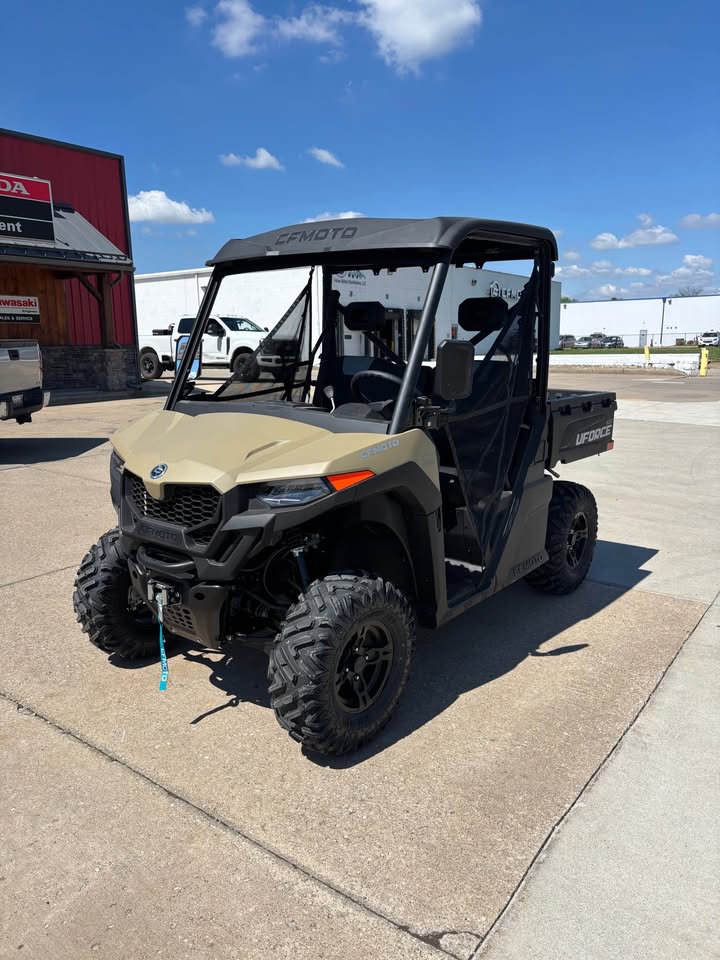 2026 Cfmoto Uforce 600 Utility Side by Side Tan