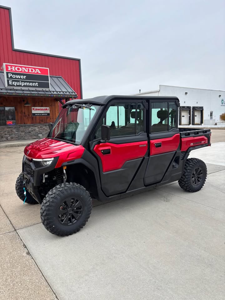 2026 Cfmoto U10 Pro Highland Crew Cab Utility Side by Side Red