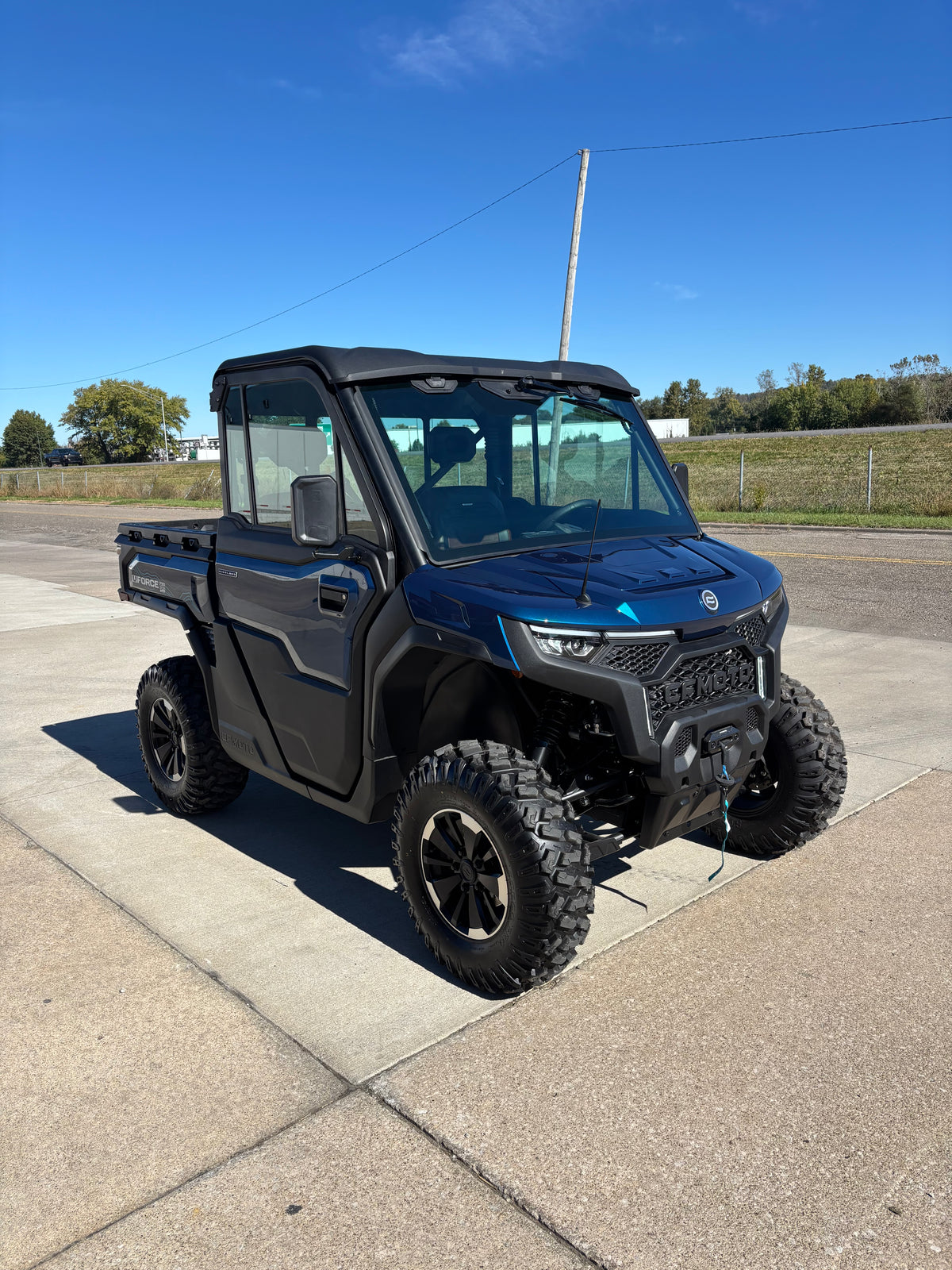 2027 CFMOTO UFORCE U10 Pro Highland Twilight Blue