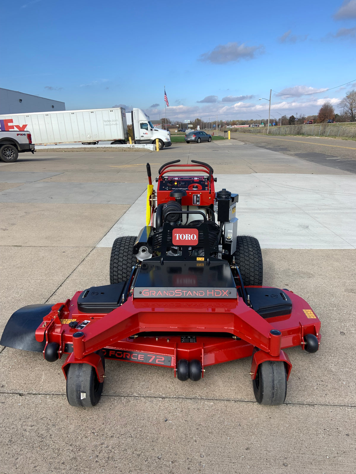 Toro GrandStand HDX 72" Stand-On Mower 37 HP Vanguard EFI 72517 - view 9