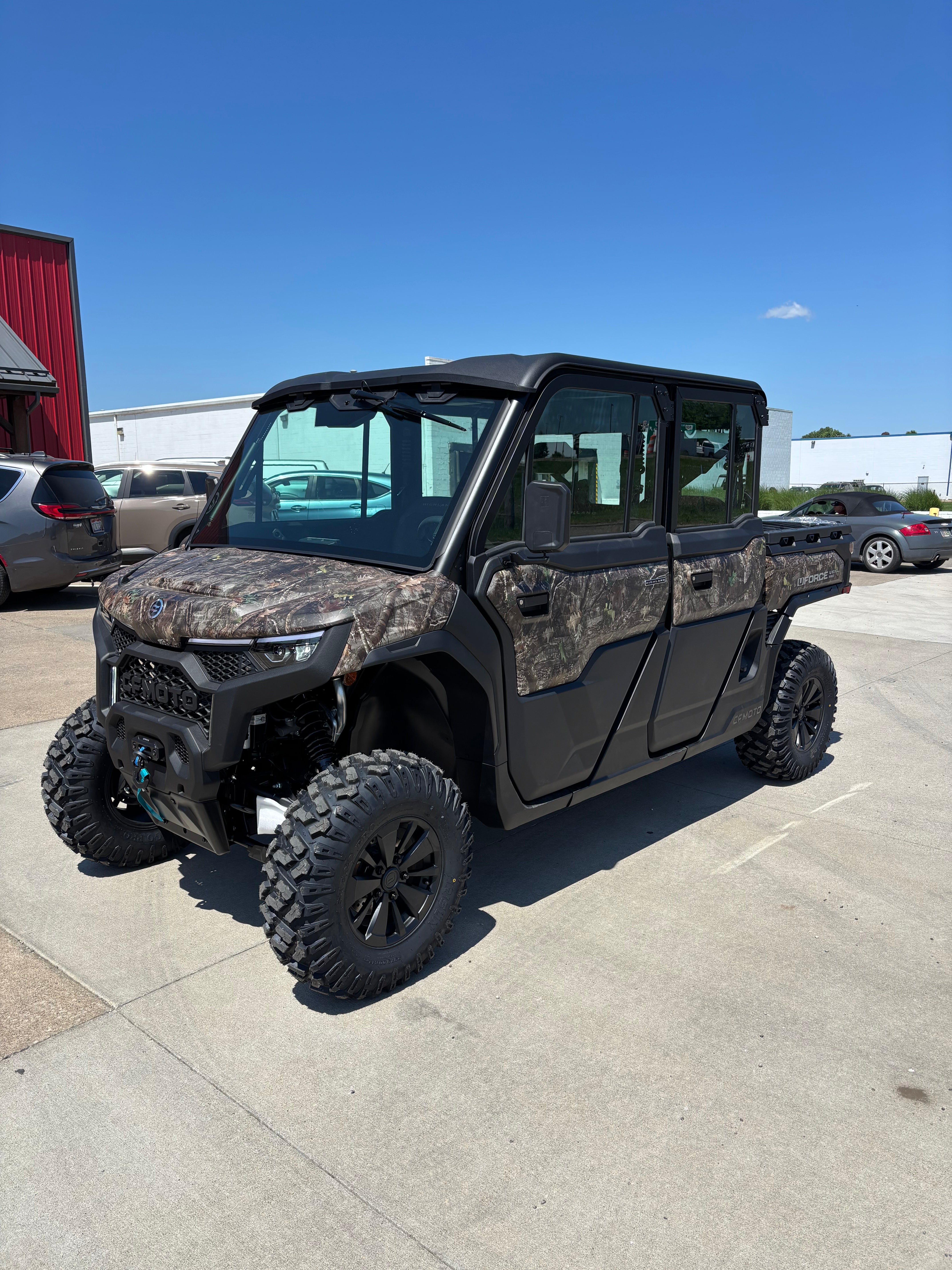 2026 Cfmoto U10 Pro Highland Crew Cab Side By Side Camo