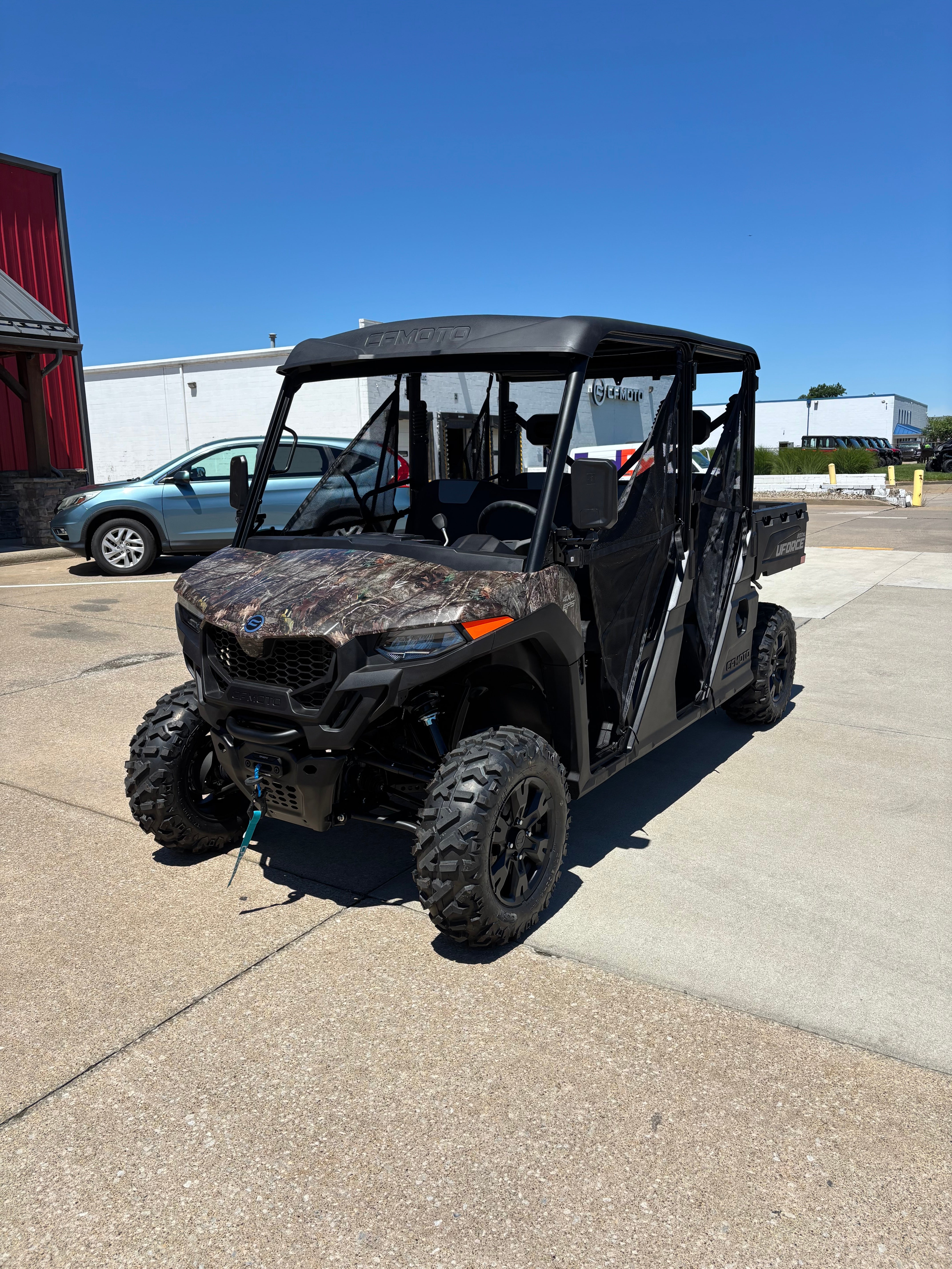 2026 Cfmoto Uforce 800 Crew Cab Utility Side by Side Camo