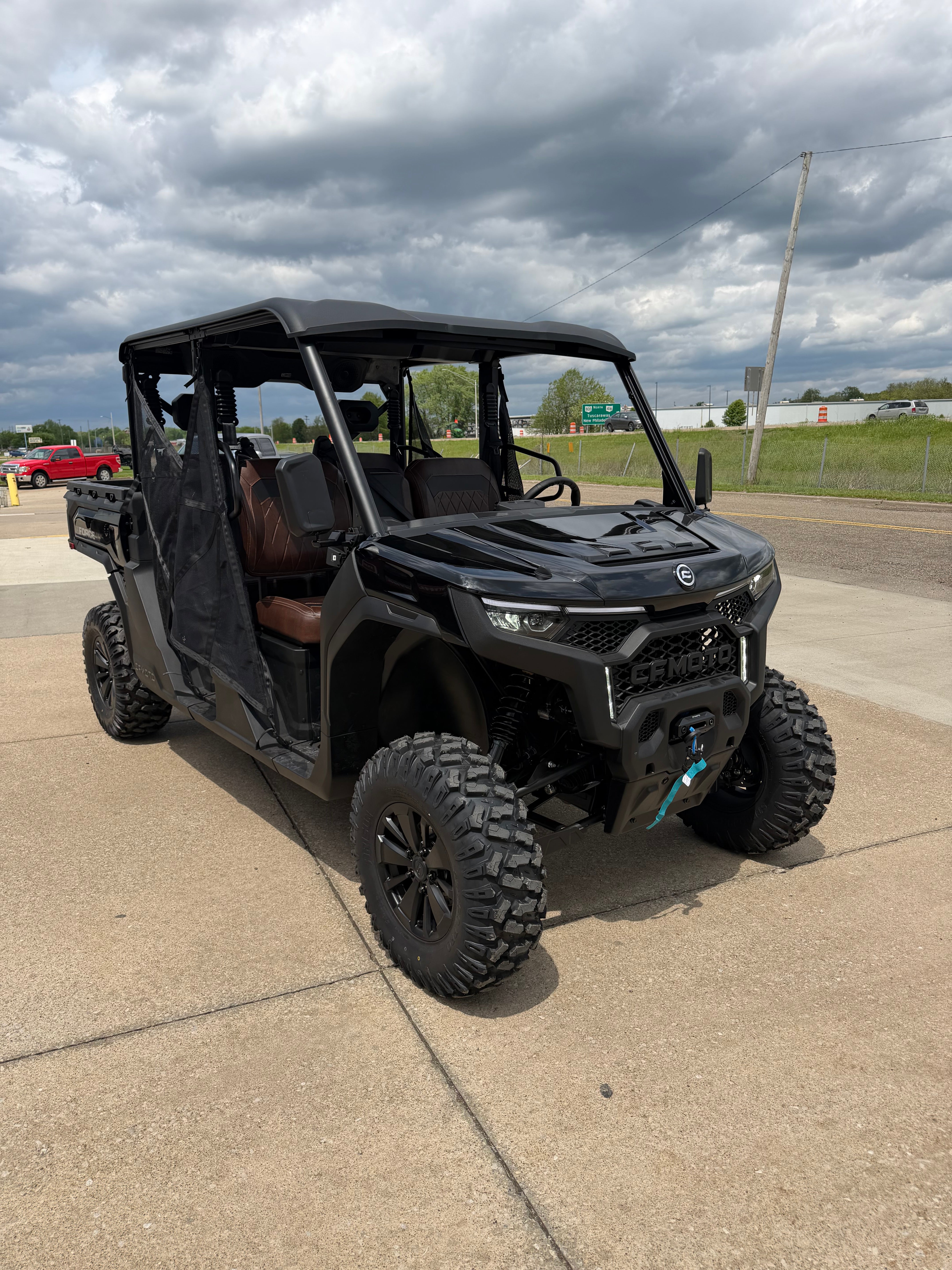 2026 Cfmoto Uforce U10 Pro Crew Cab Black