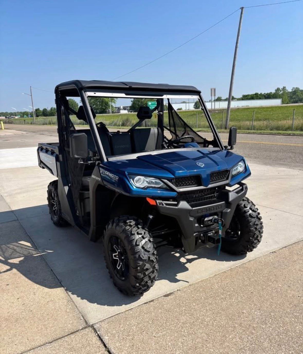 2025 Cfmoto Uforce 1000 Utility Side By Side Blue