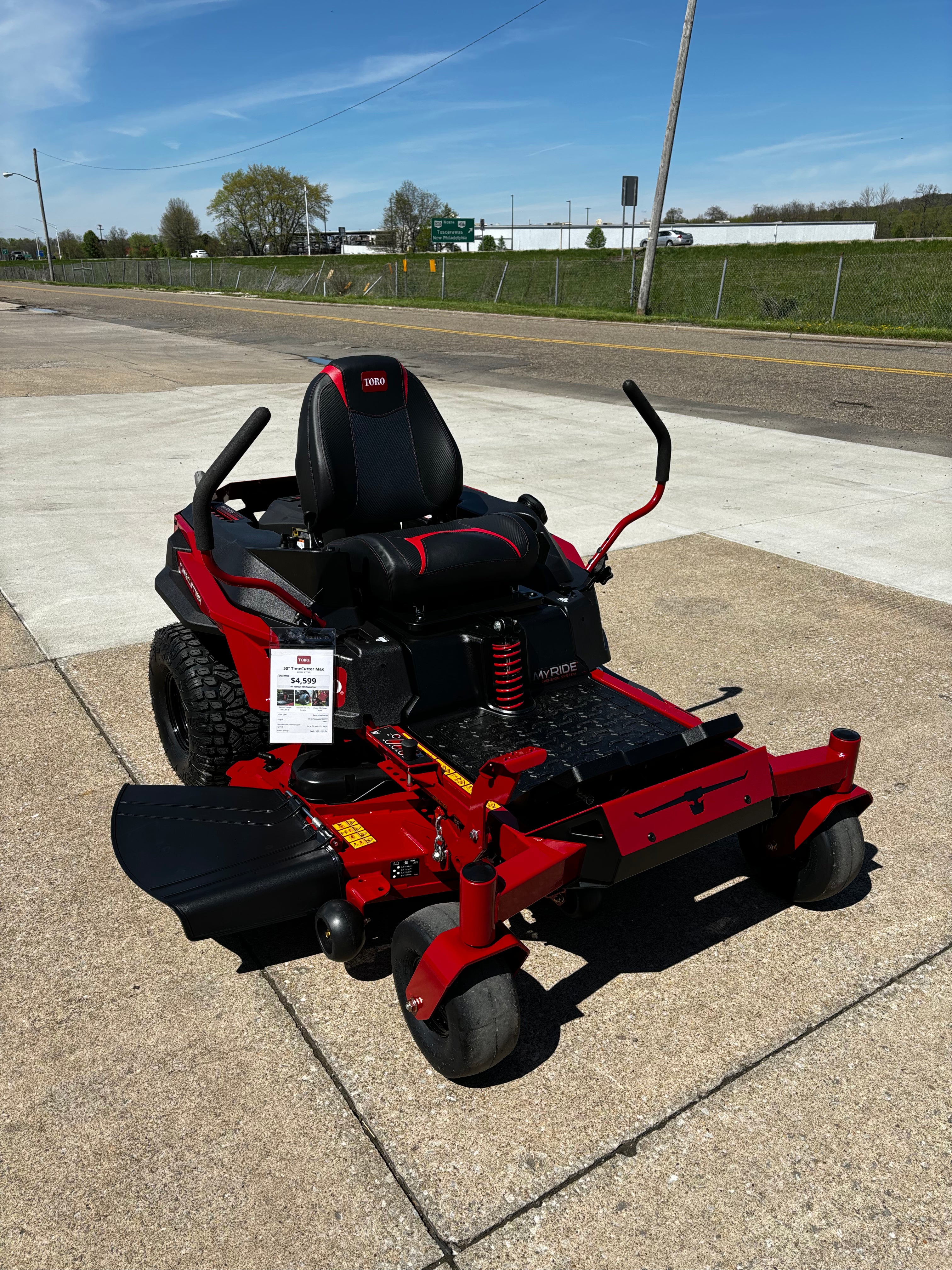 Toro Timecutter 50'' Mower With Myride Suspension