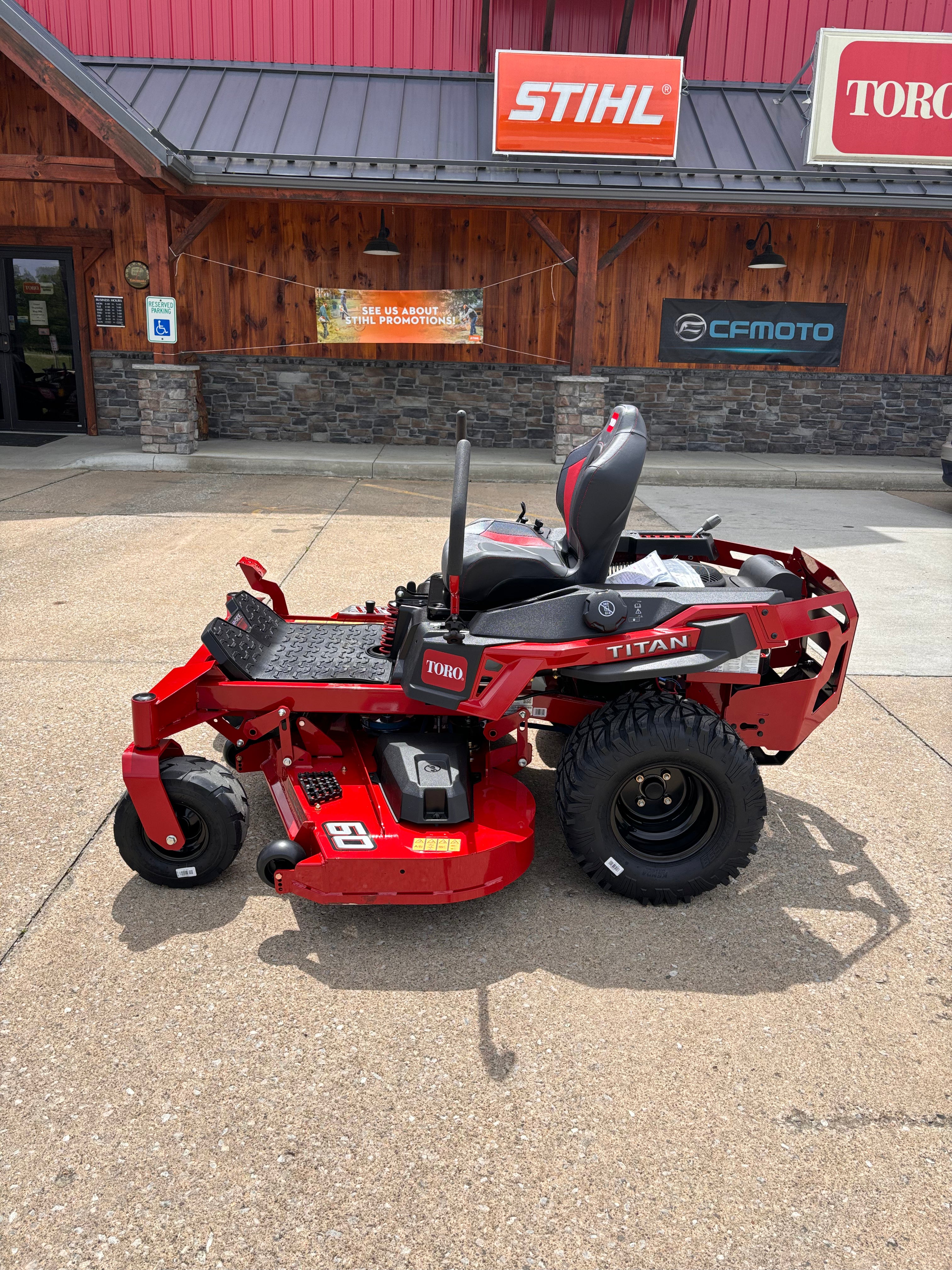 Toro Titan 60'' Zero Turn Mower W Suspension Kohler Engine