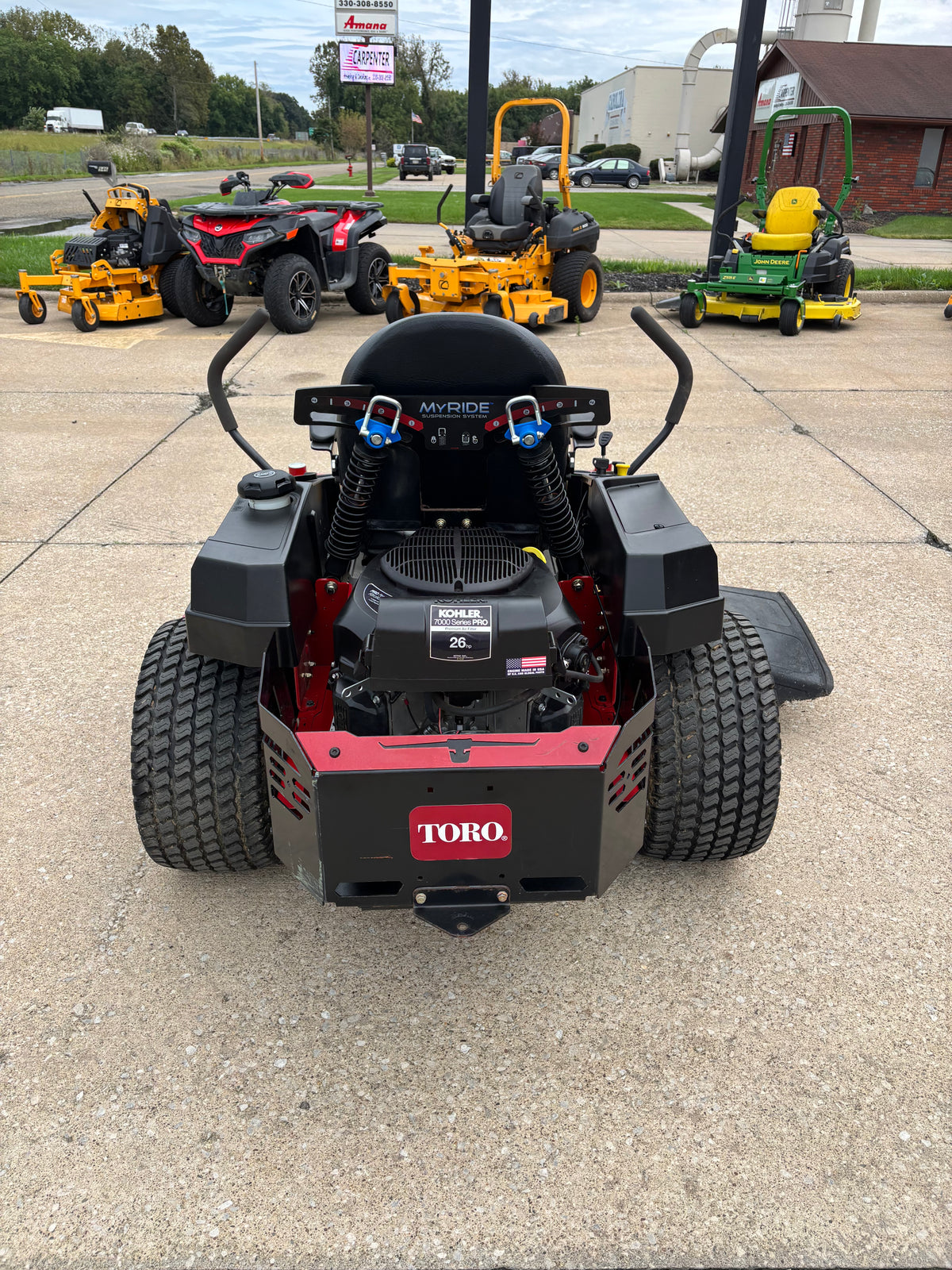 Used Toro Titan 54-inch zero-turn mower.
