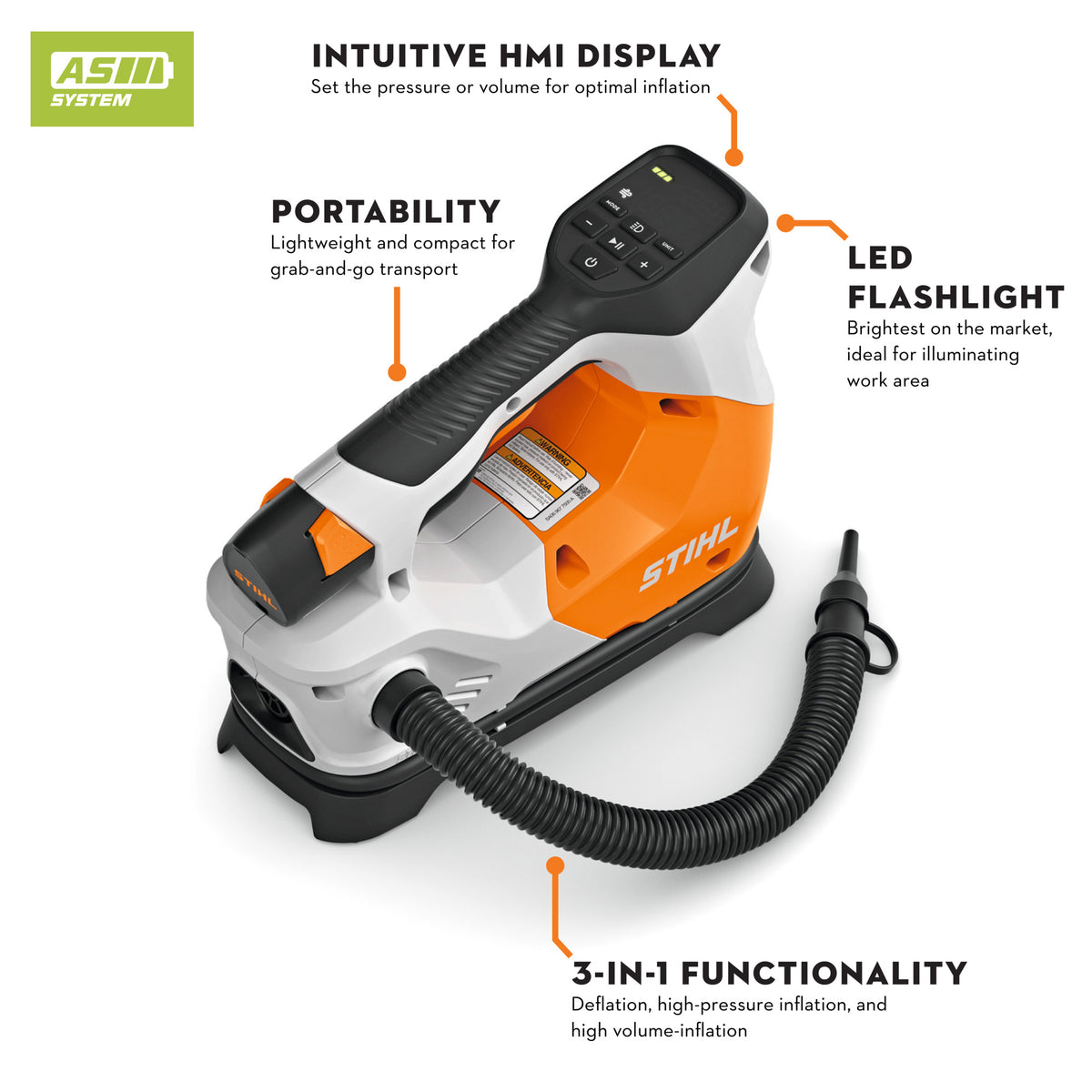 STIHL KOA 20 battery inflator