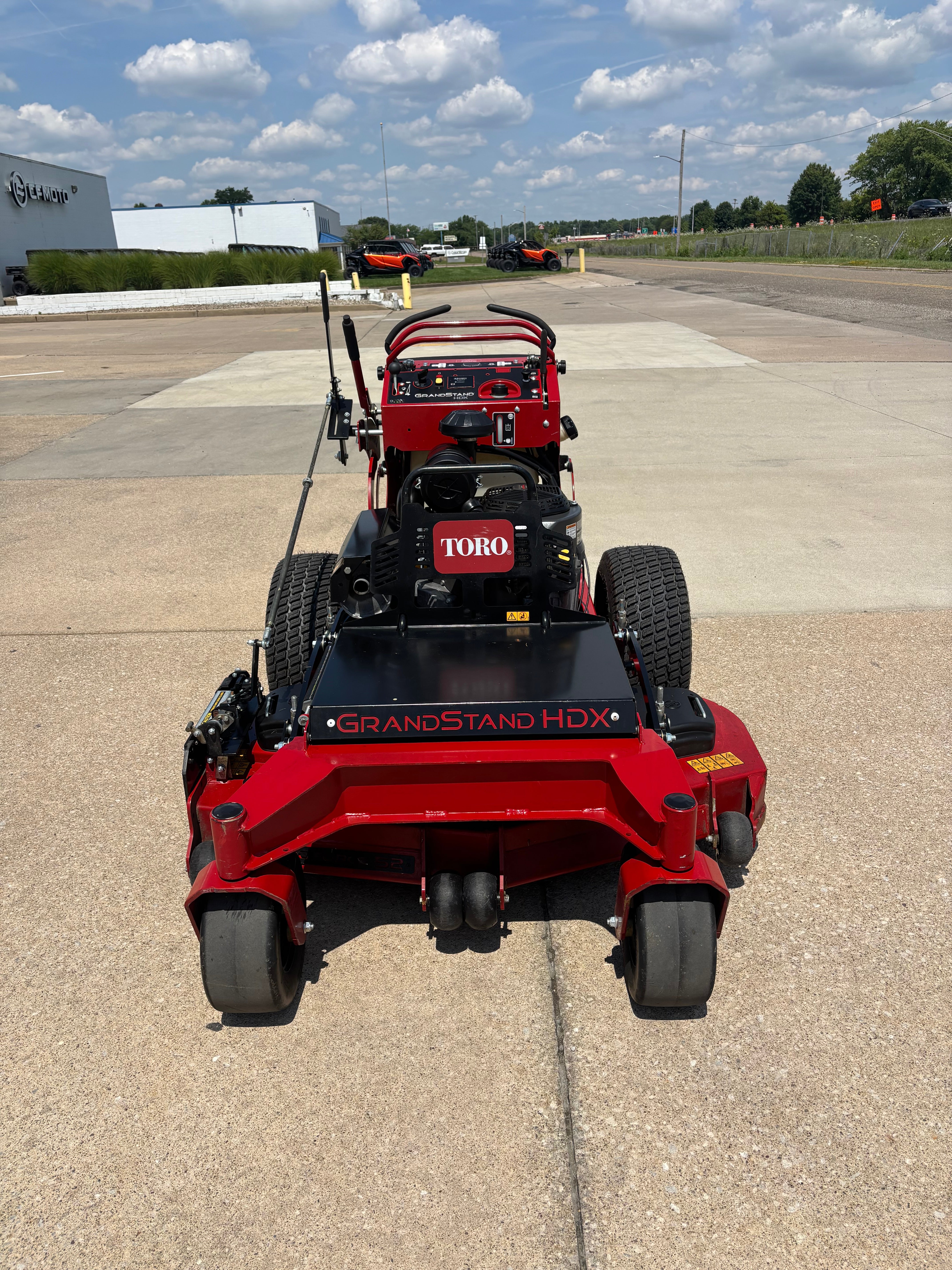 Used Toro Grandstand HDX 52-inch stand on mower