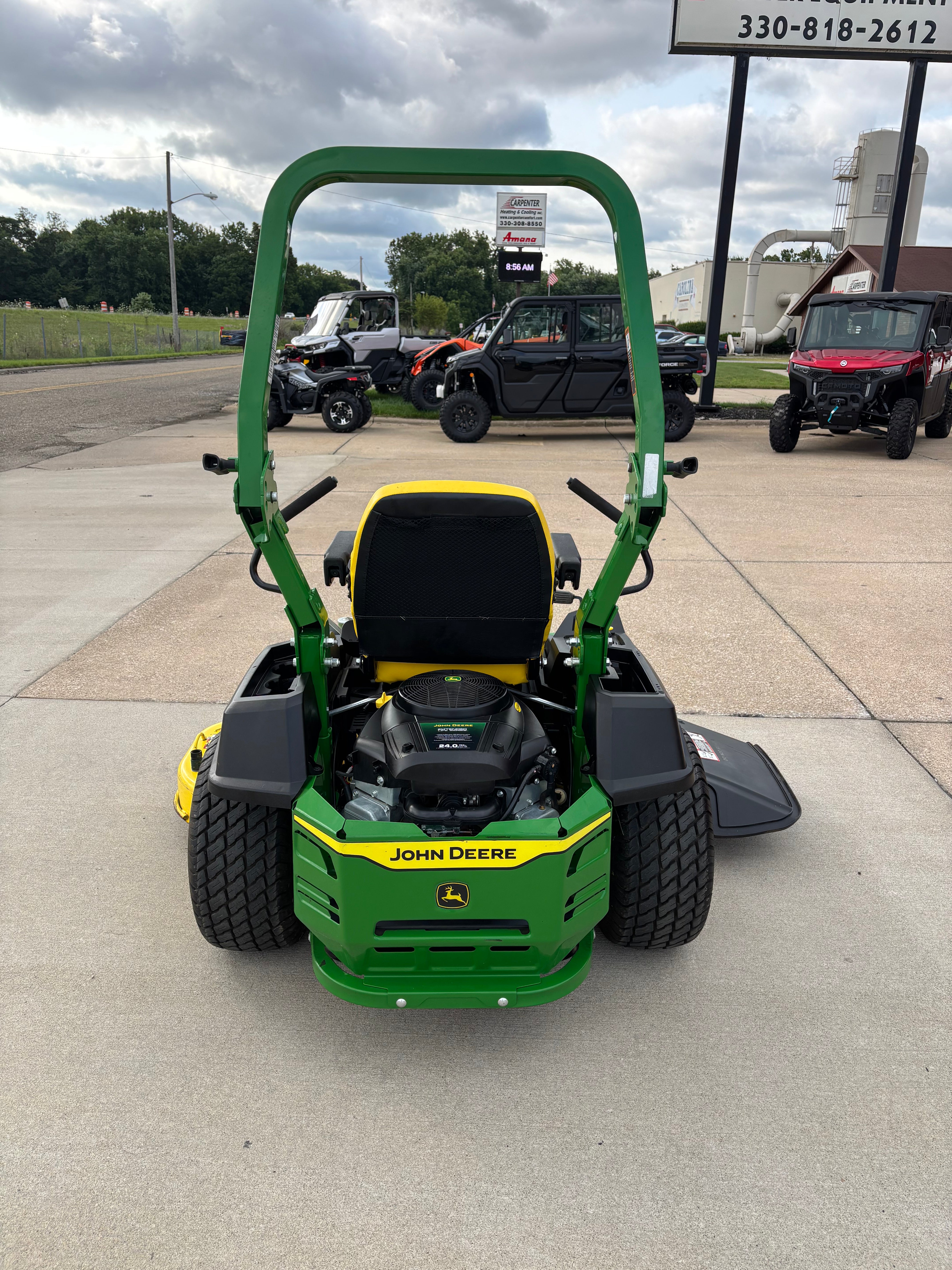 Used John Deere 60-inch zero-turn mower.