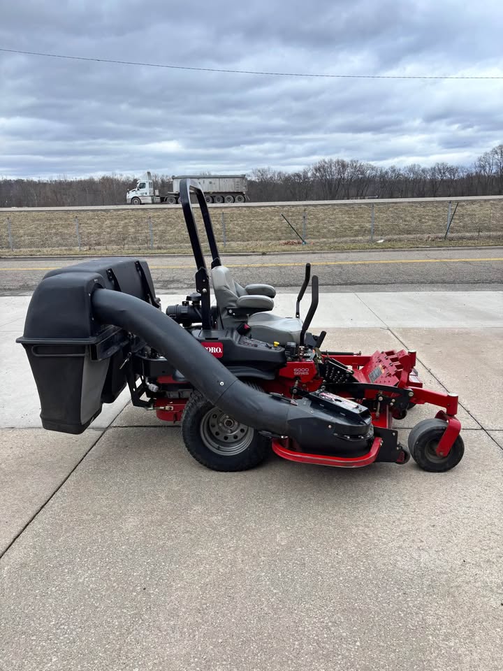 Used Toro Z Master 6000 Series Commercial Mower With Bagger