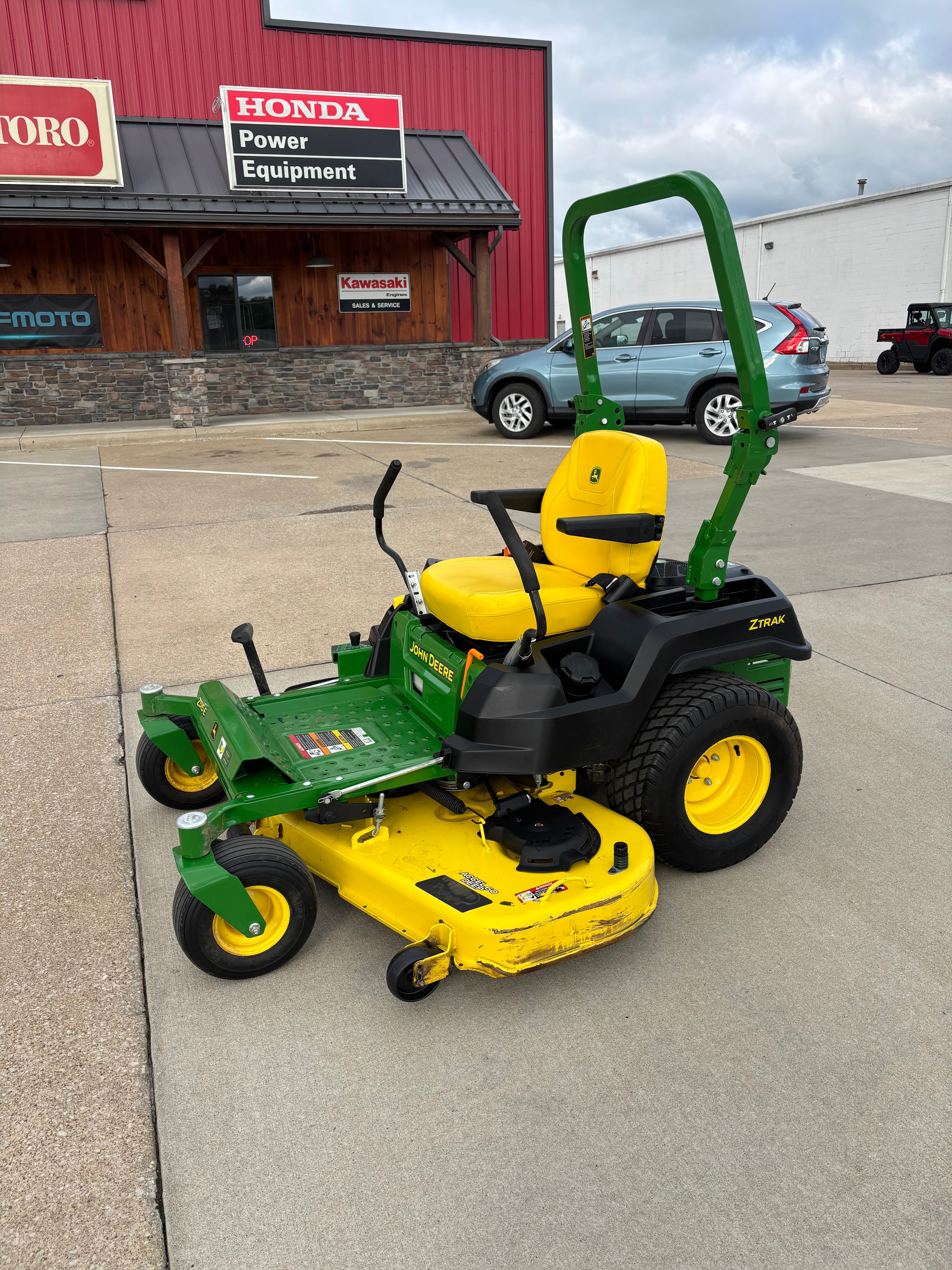 Used John Deere 60-inch zero-turn mower.