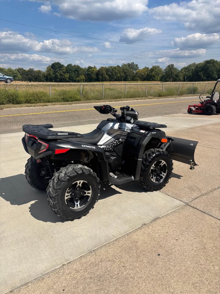 Used Cfmoto Cforce 600 Four Wheeler With Plow