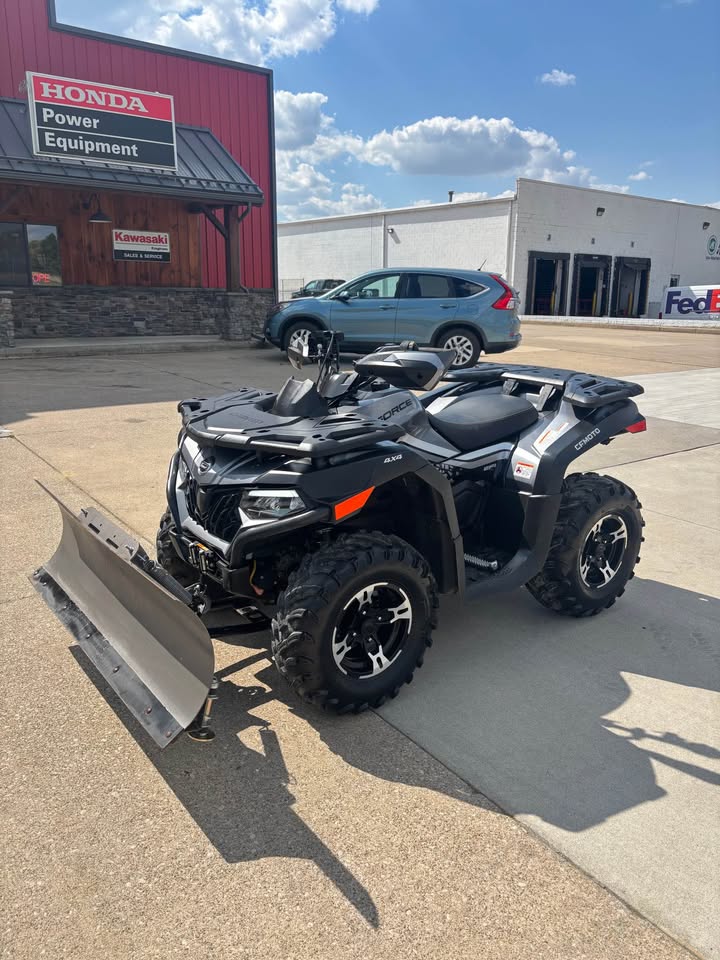 Used Cfmoto Cforce 600 Four Wheeler With Plow