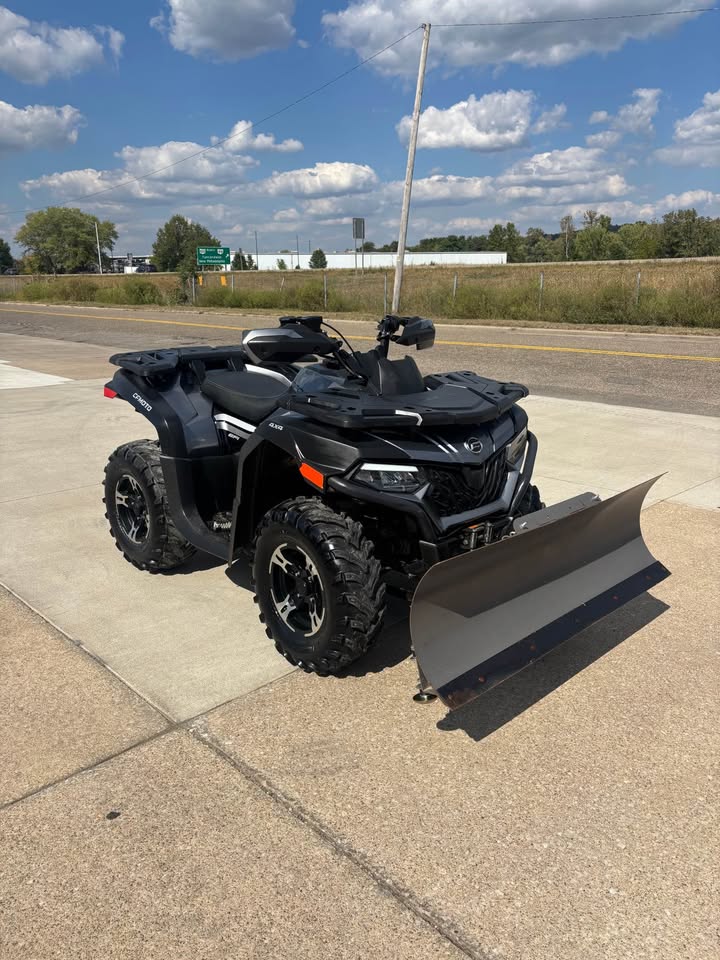 Used Cfmoto Cforce 600 Four Wheeler With Plow