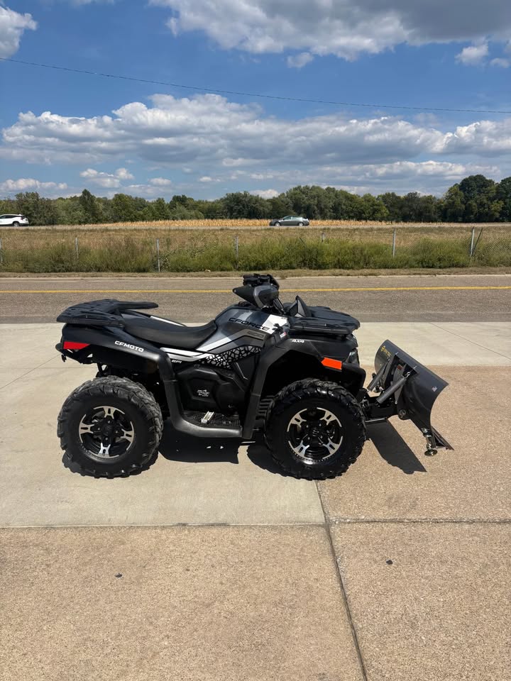Used Cfmoto Cforce 600 Four Wheeler With Plow