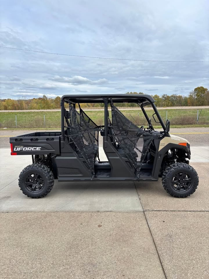 2026 Cfmoto Uforce 800 Crew Cab Side By Side Tan
