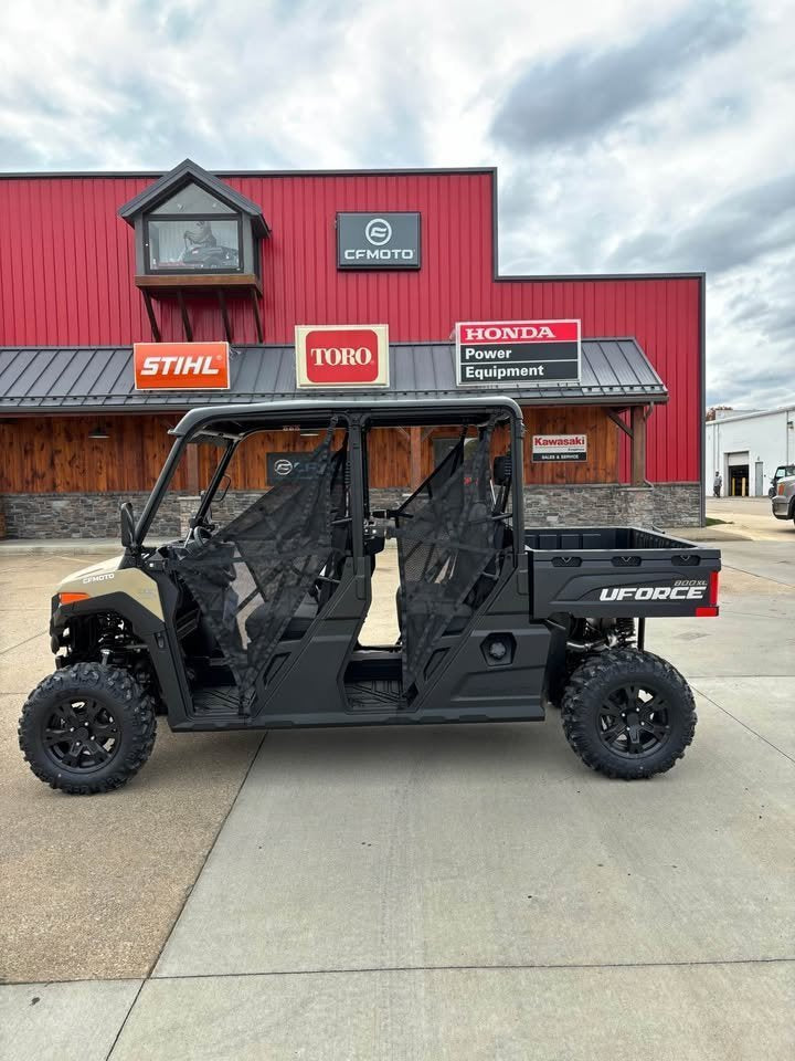 2026 Cfmoto Uforce 800 Crew Cab Side By Side Tan