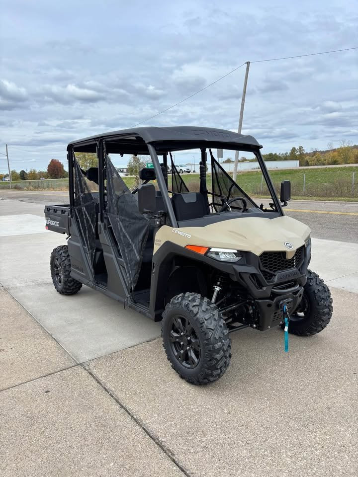 2026 Cfmoto Uforce 800 Crew Cab Side By Side Tan