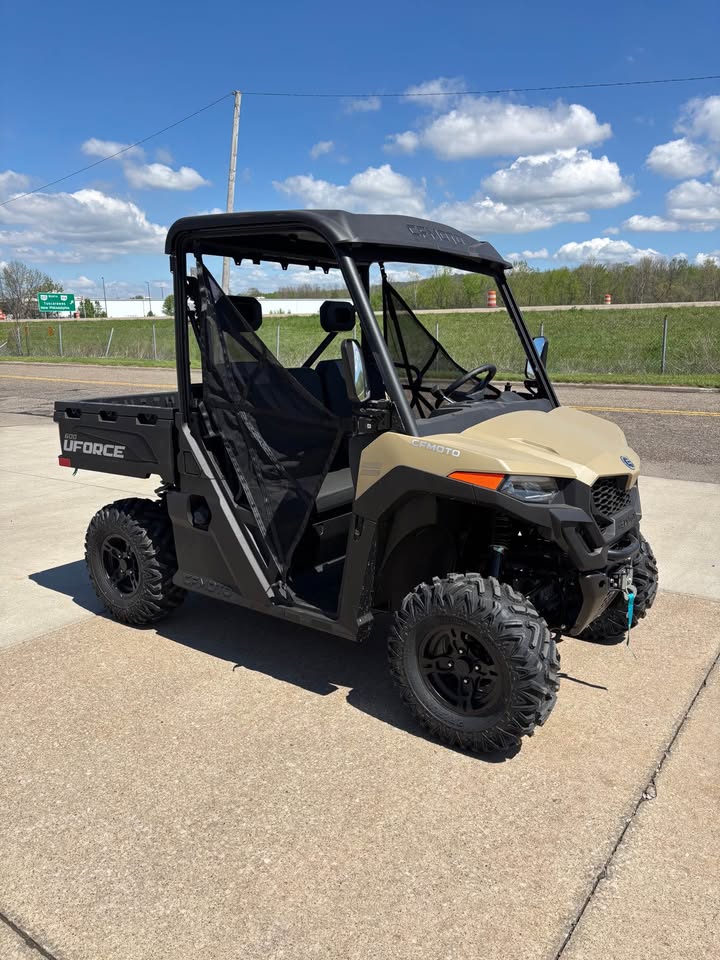 2026 Cfmoto Uforce 600 Utility Side by Side Tan