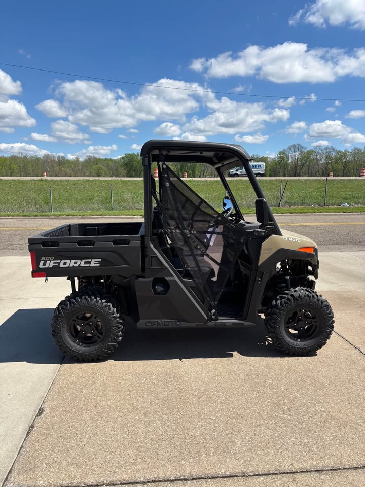 2026 Cfmoto Uforce 600 Utility Side by Side Tan