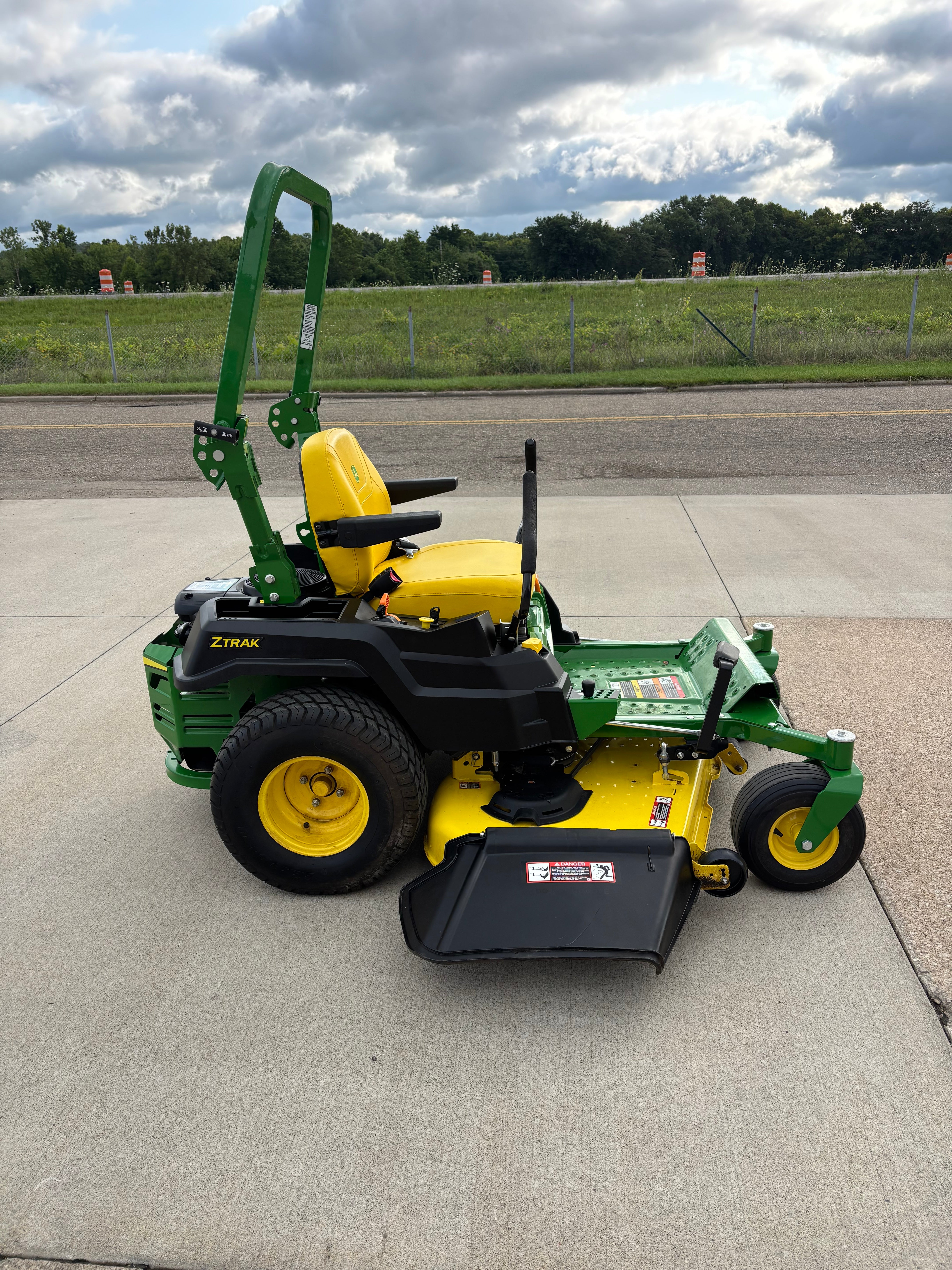 Used John Deere 60-inch zero-turn mower.