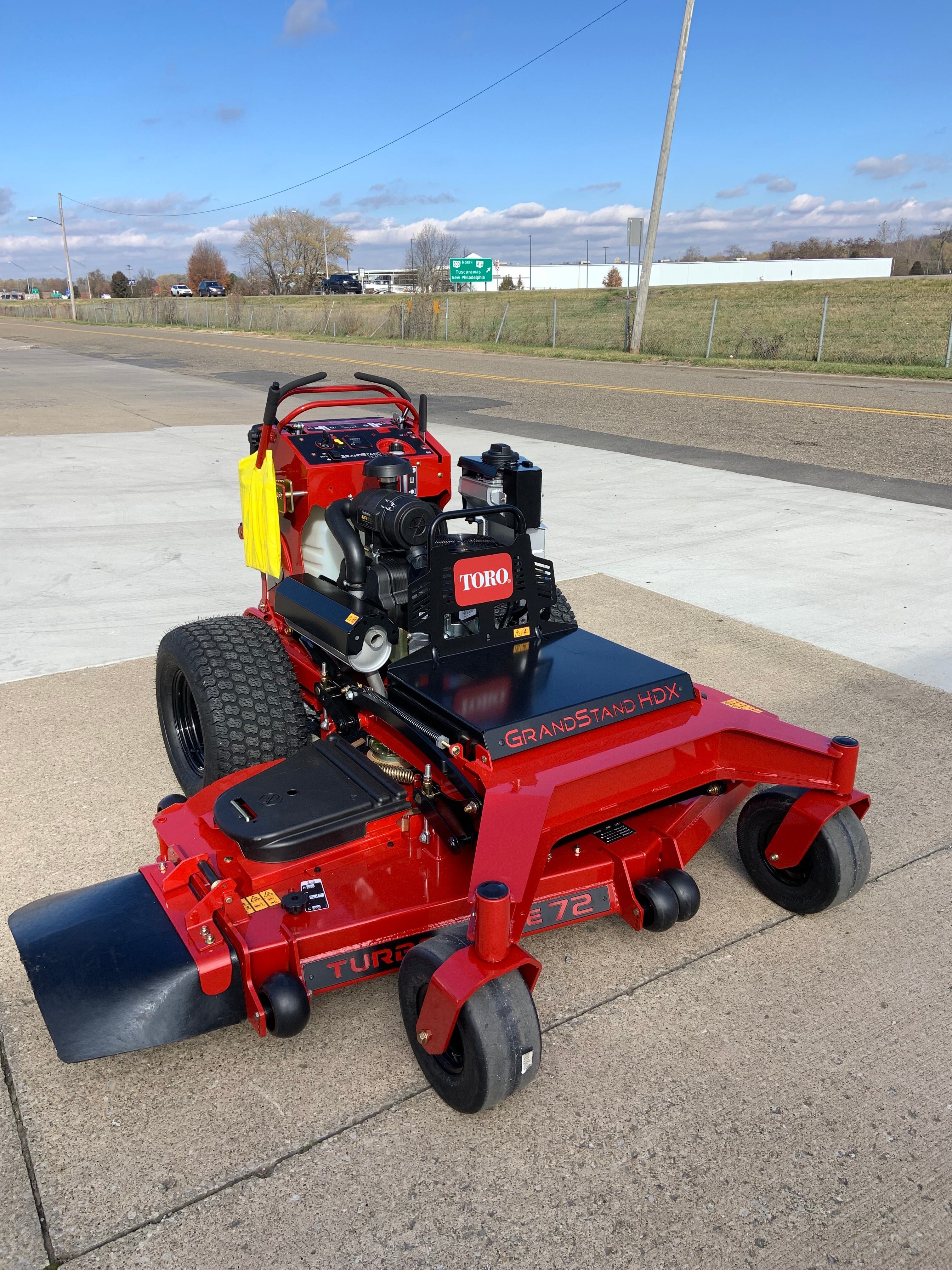 Toro stand up cheap mower