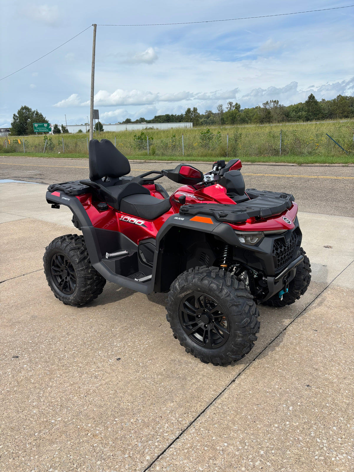 2027 CFMoto CFORCE 1000 Touring Bordeaux Red