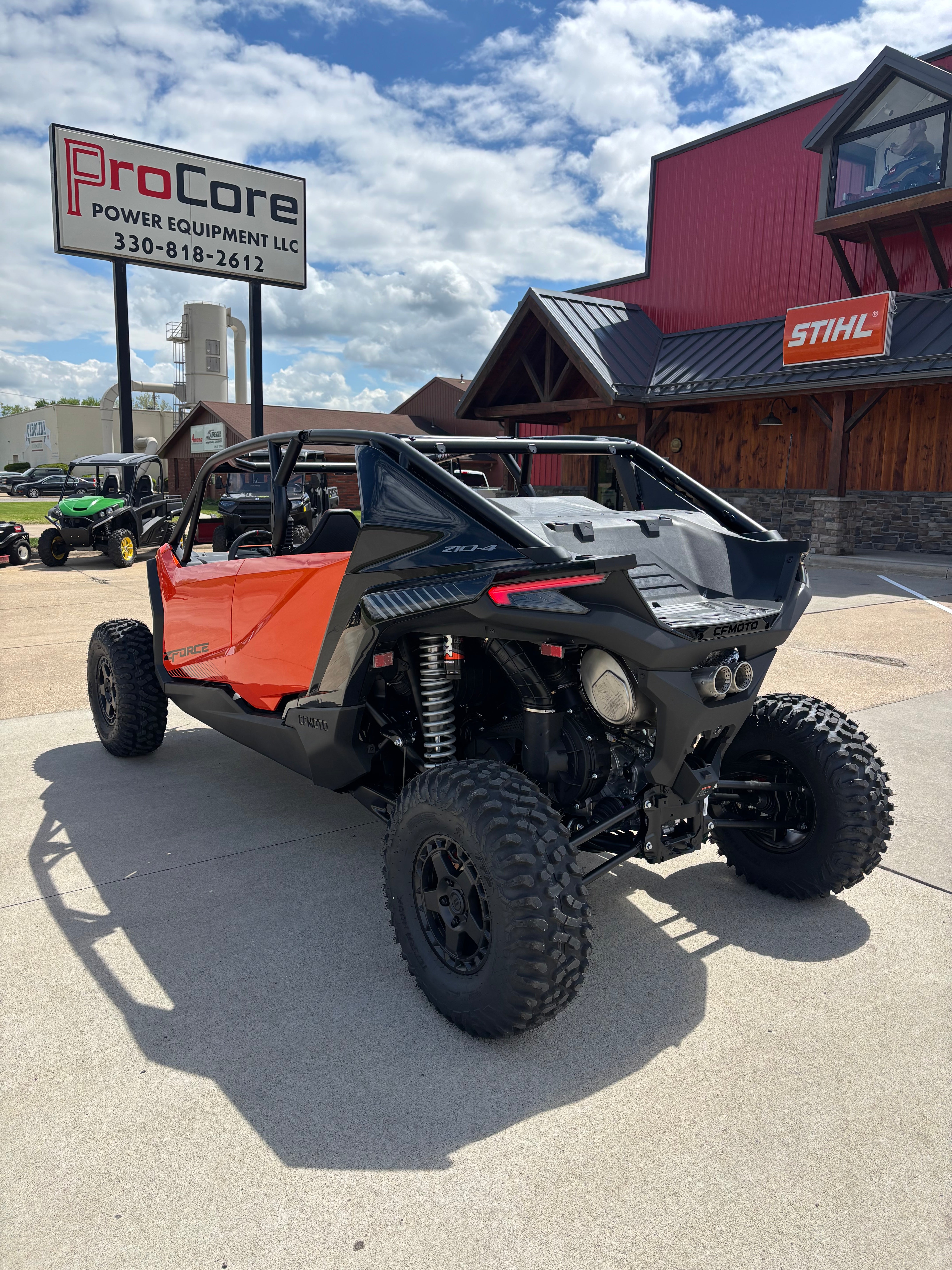 2026 Cfmoto Zforce Z10 4 Sport Side By Side Orange