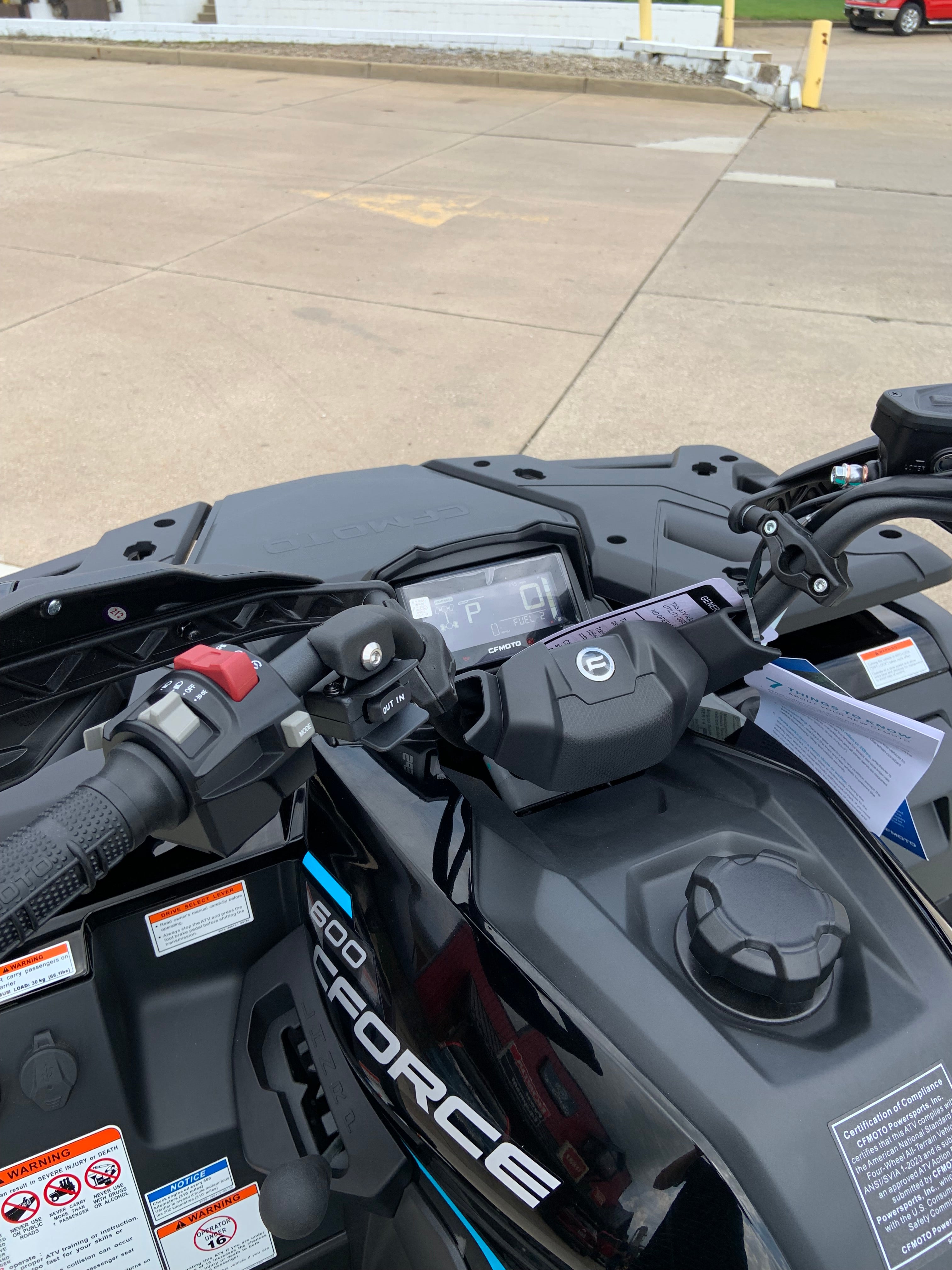 2026 Cfmoto Cforce 600 Touring Black