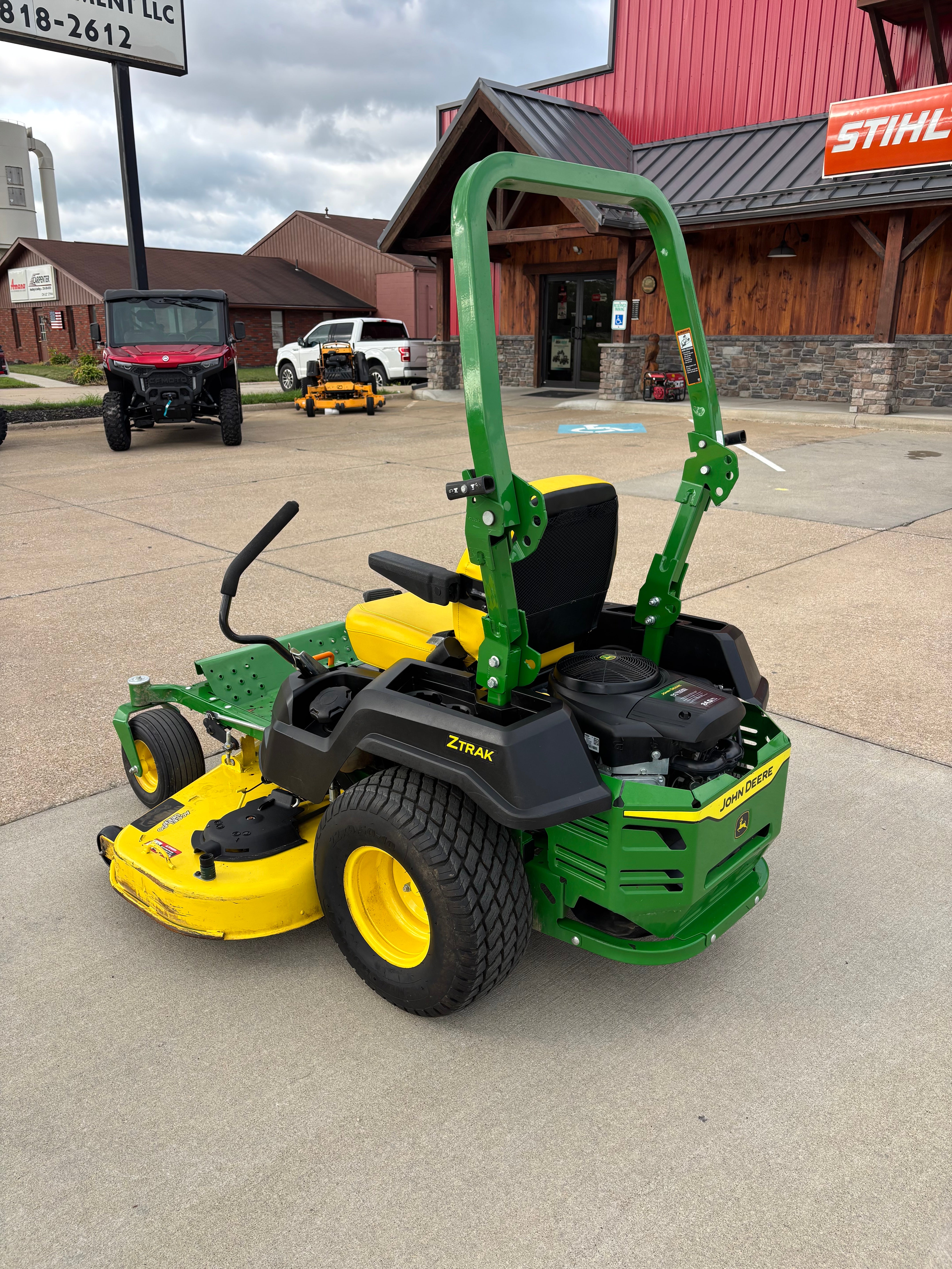 Used John Deere 60-inch zero-turn mower.