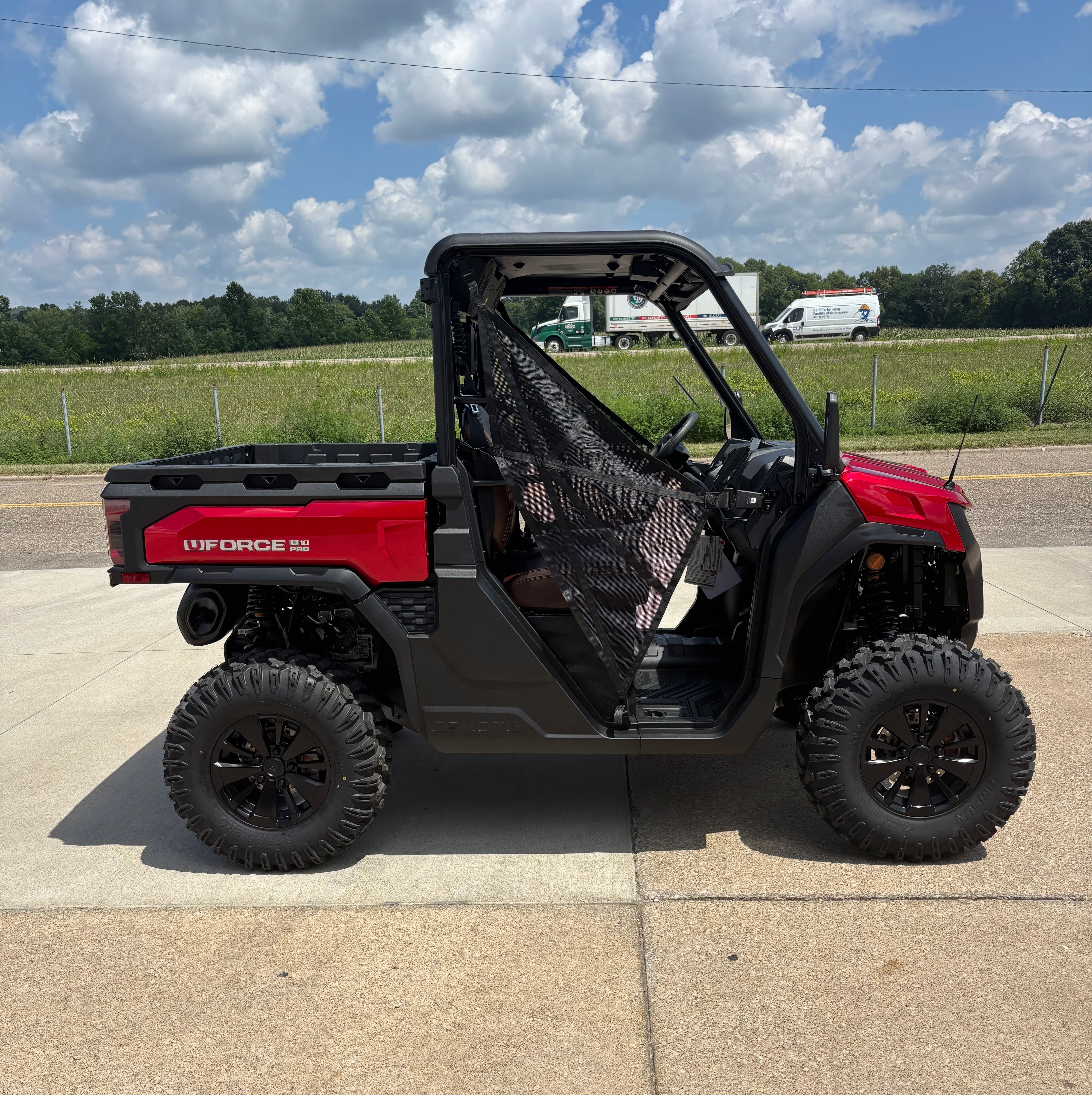 Cfmoto U10 Pro Red Side View