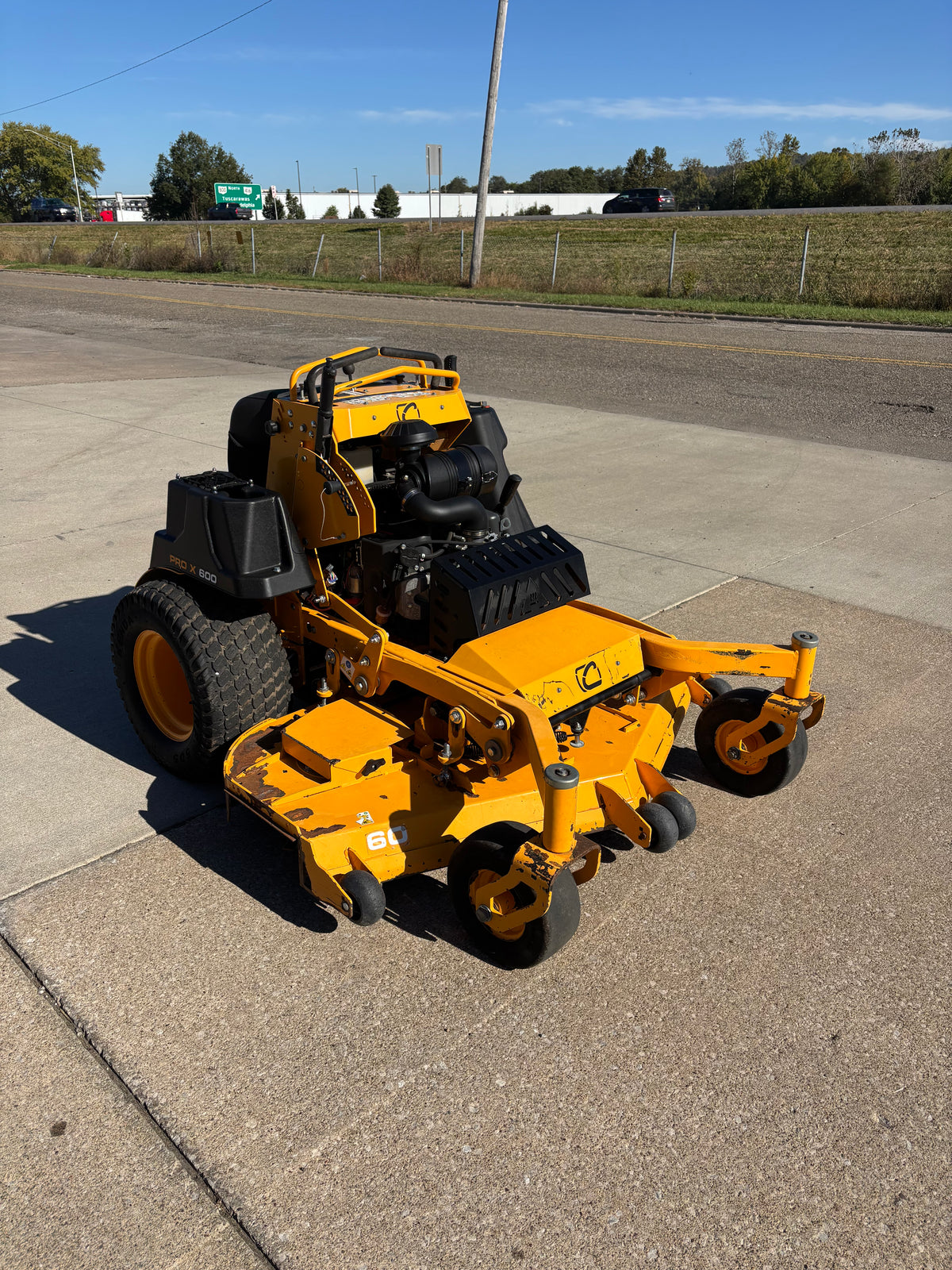 Used Cub Cadet Commercial Stand-On Mower 60-inch.