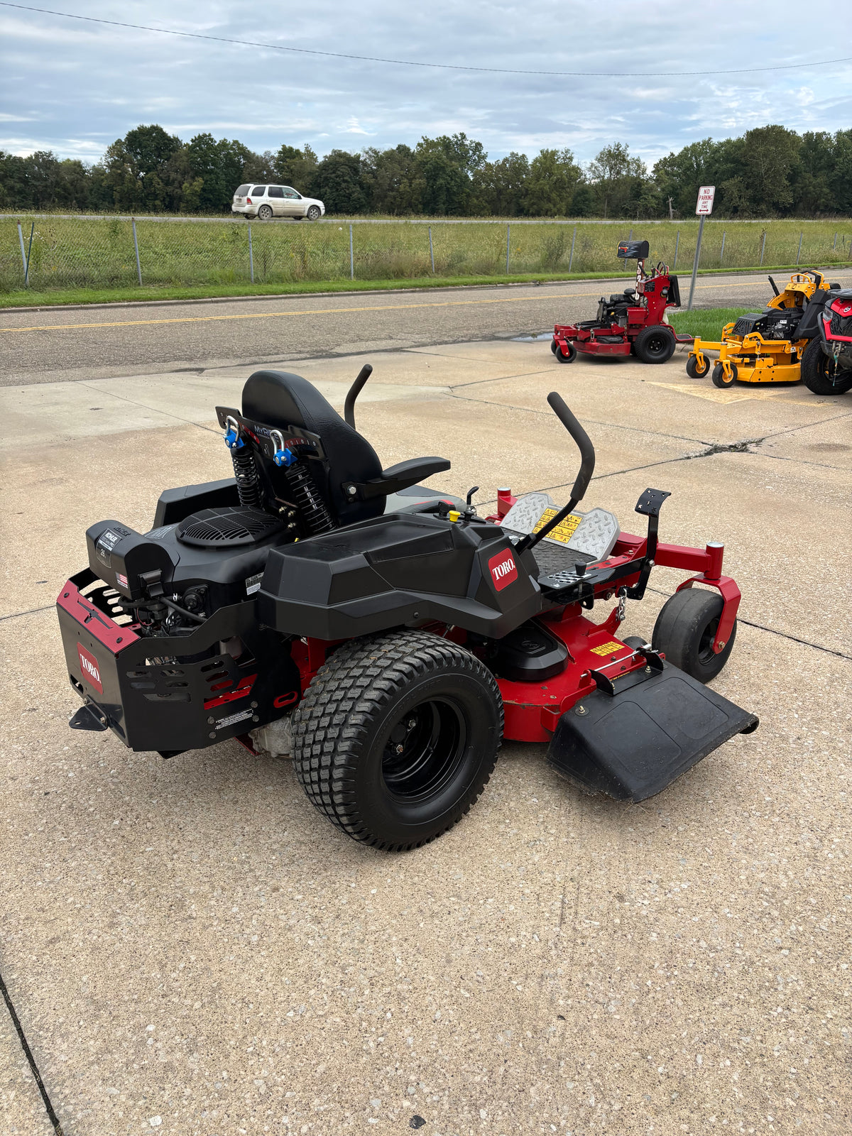 Used Toro Titan 54-inch zero-turn mower.