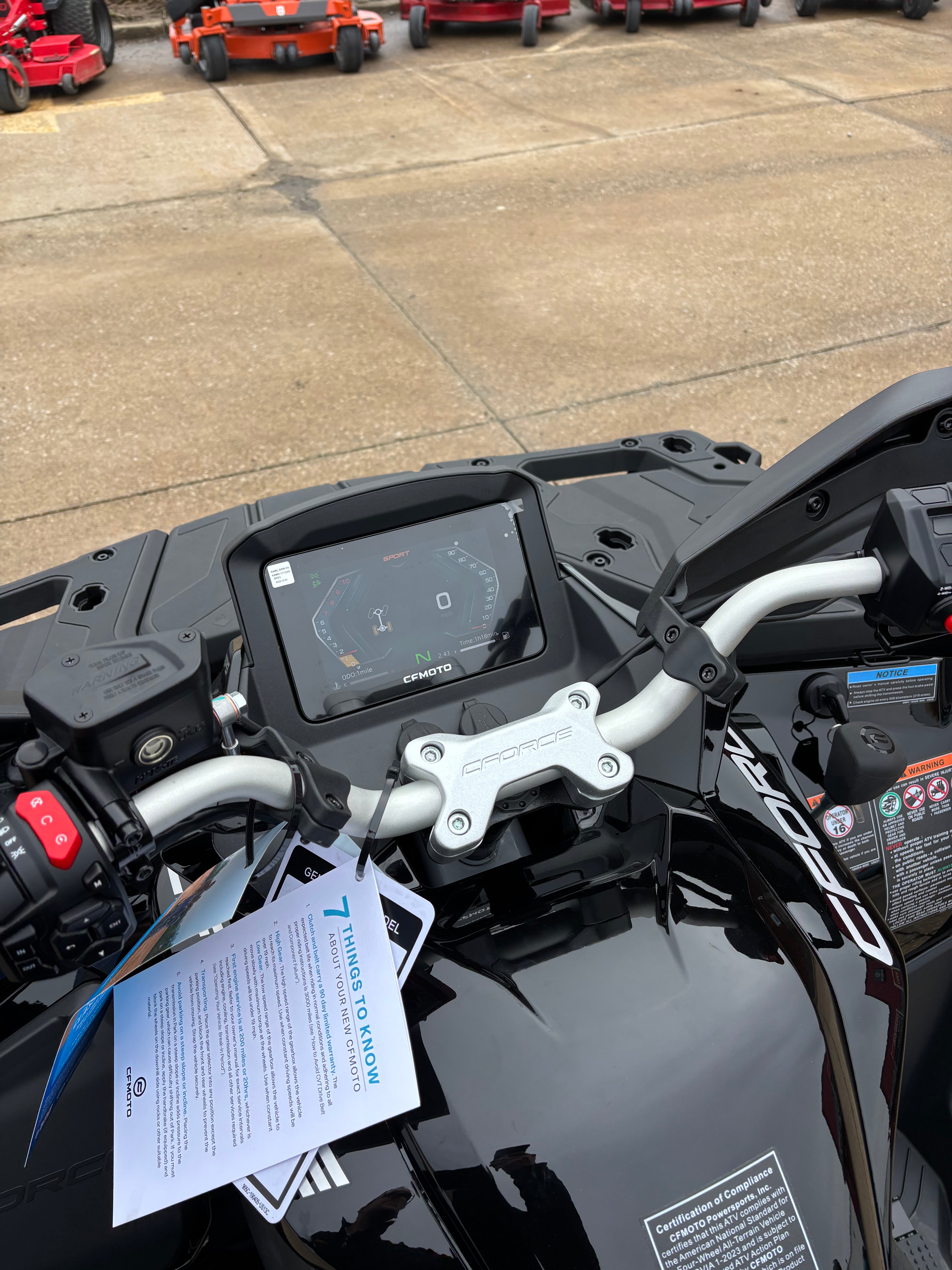 2026 Cfmoto Cforce 1000 Touring Black