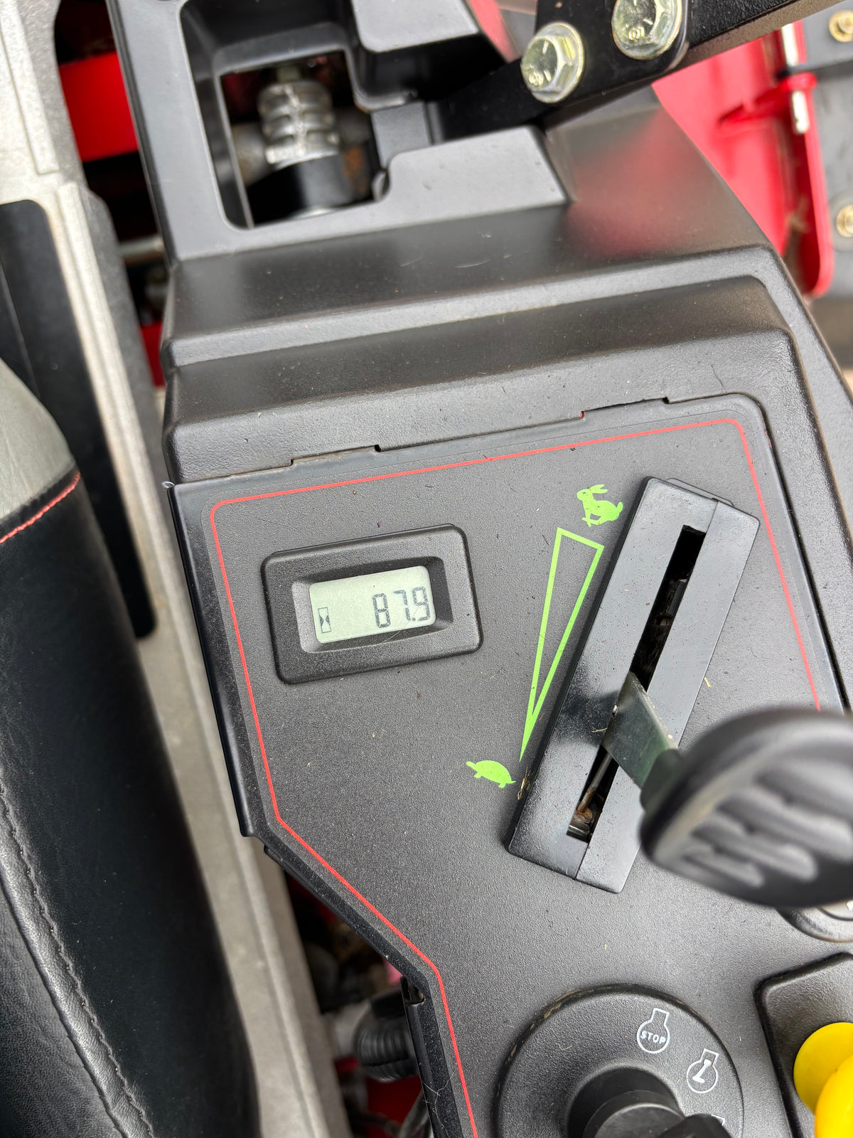 Used Toro Titan 54-inch zero-turn mower.