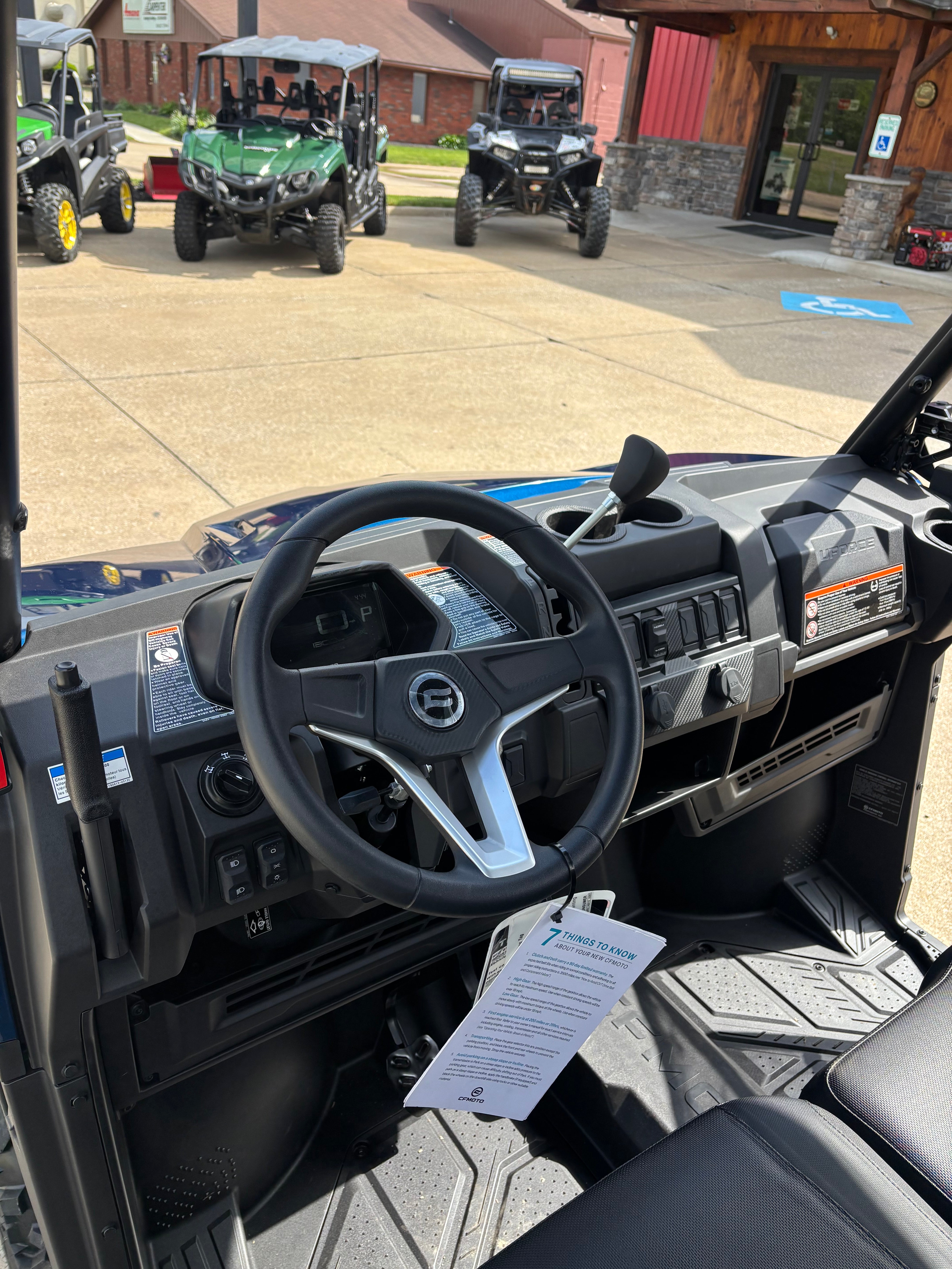 2026 Cfmoto Uforce 800 Crew Cab Side by Side Blue