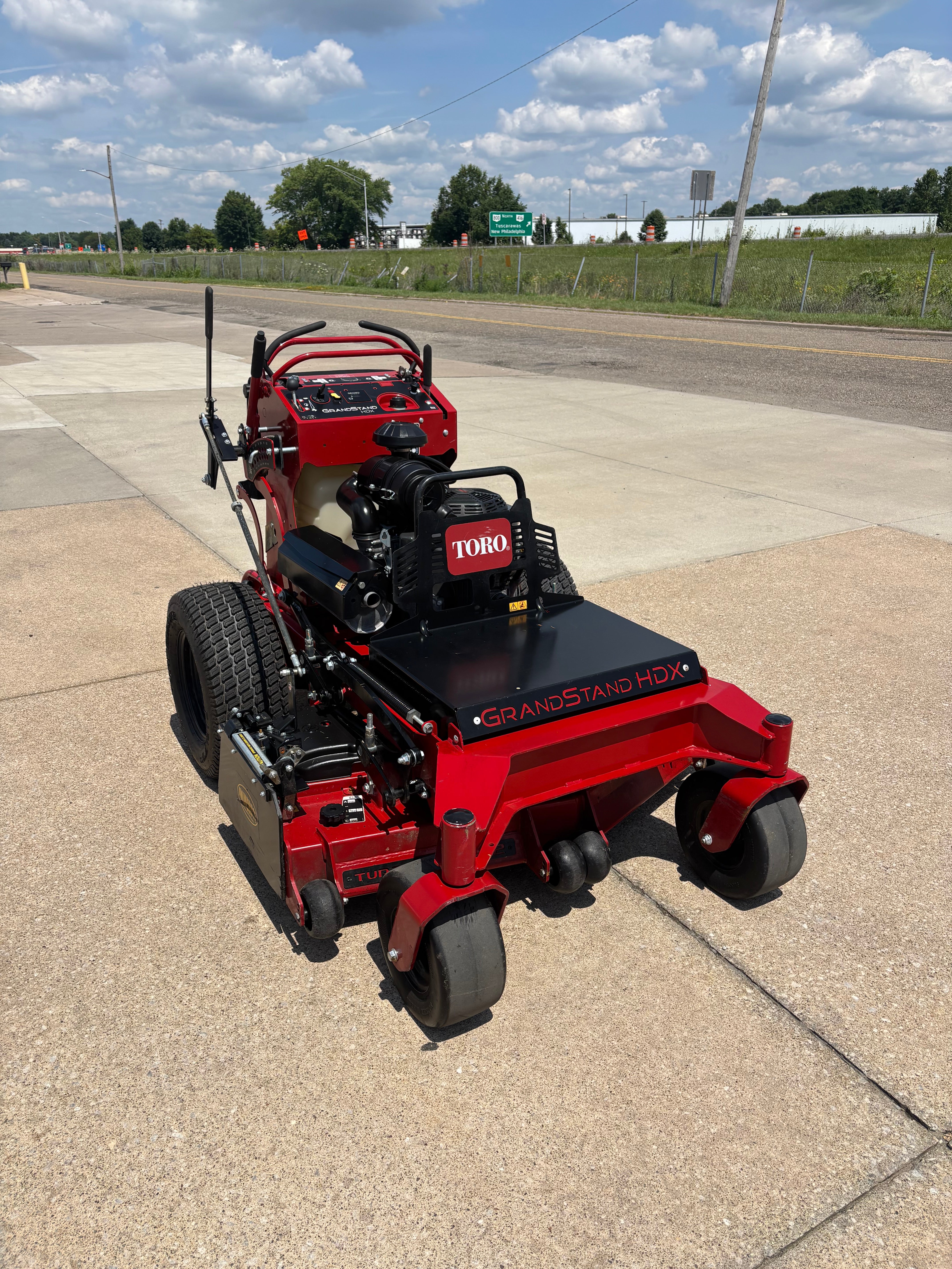 Used Toro Grandstand HDX 52-inch stand on mower