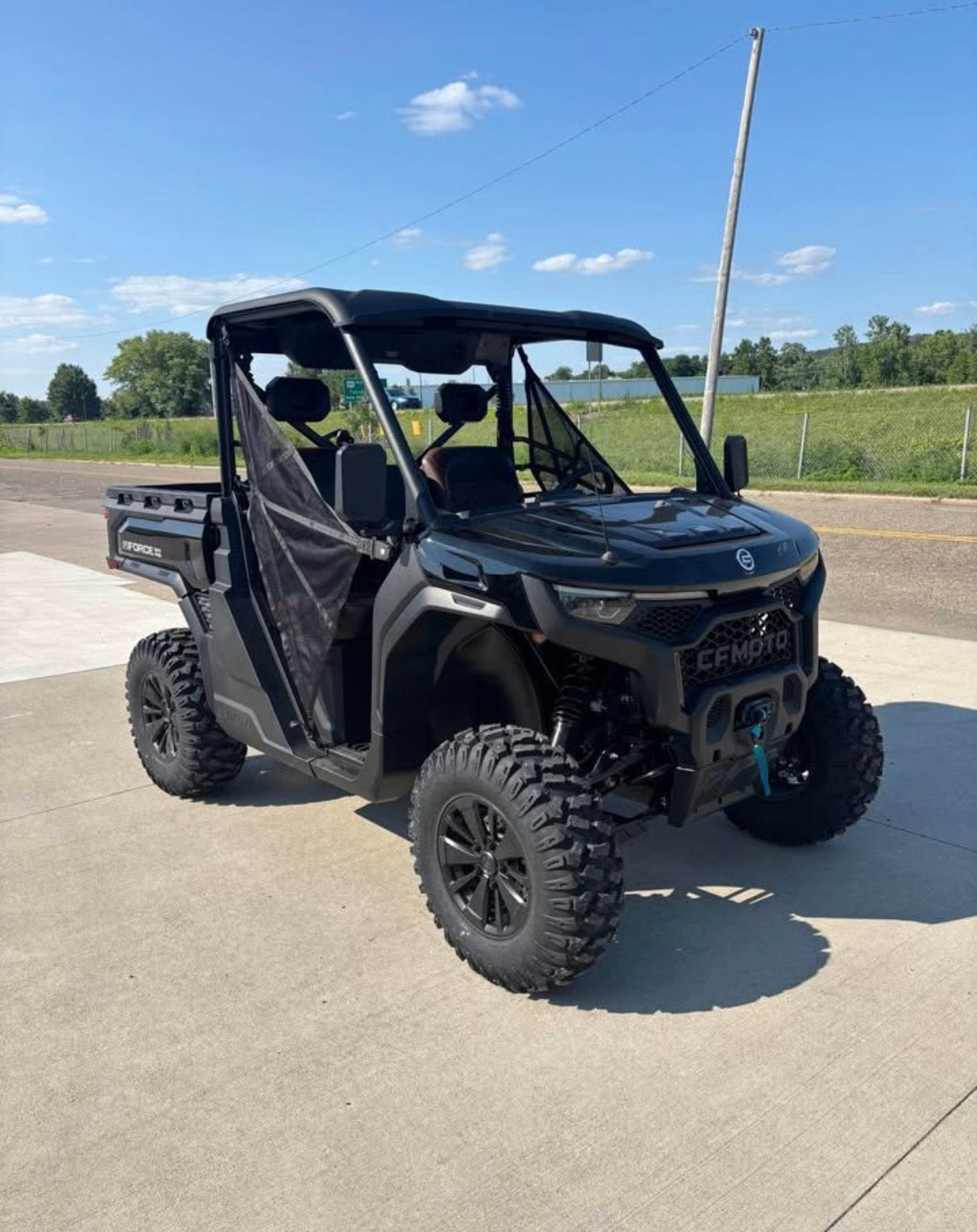 2025 Cfmoto Uforce U10 Pro Utility Side By Side Black