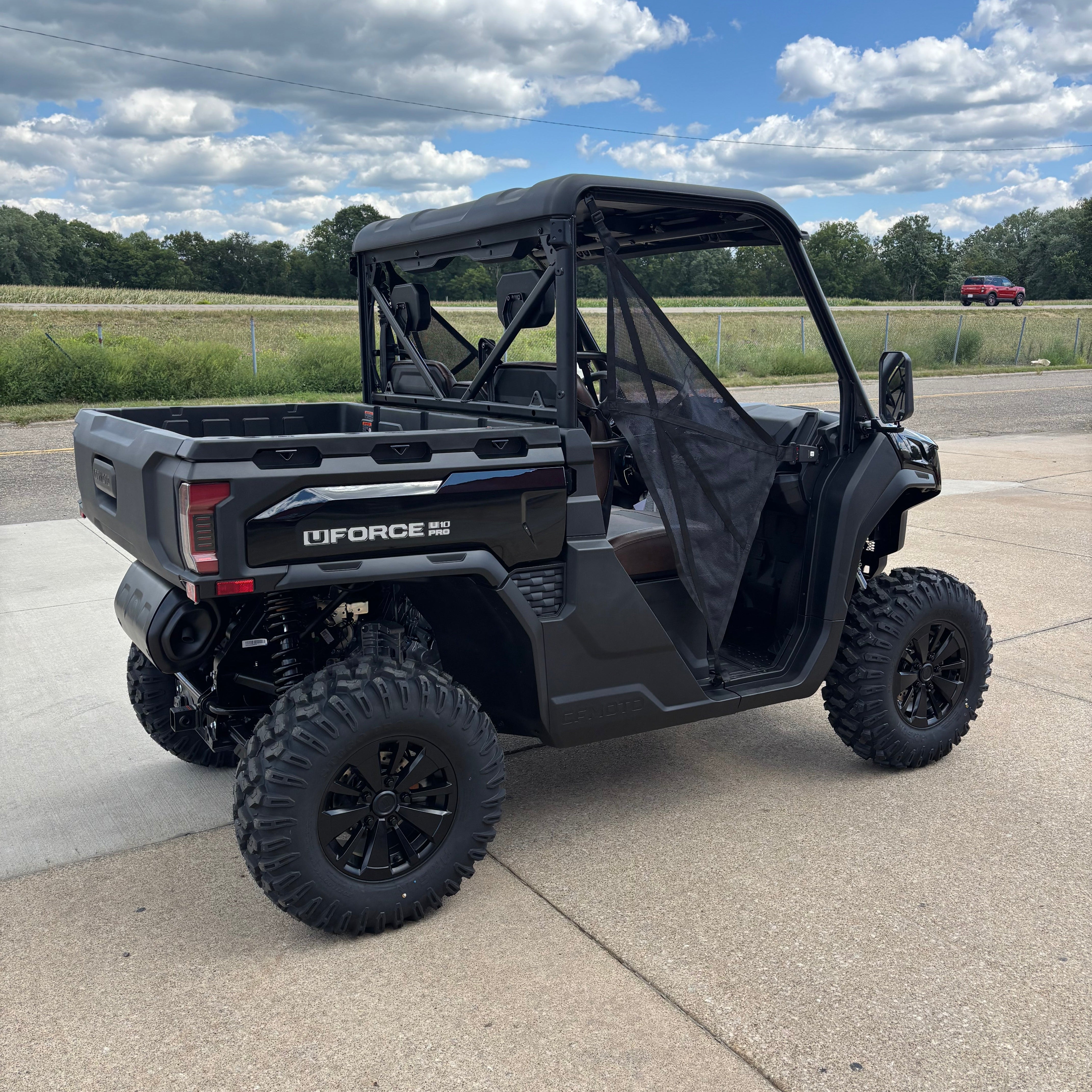 Cfmoto utv in parking lot