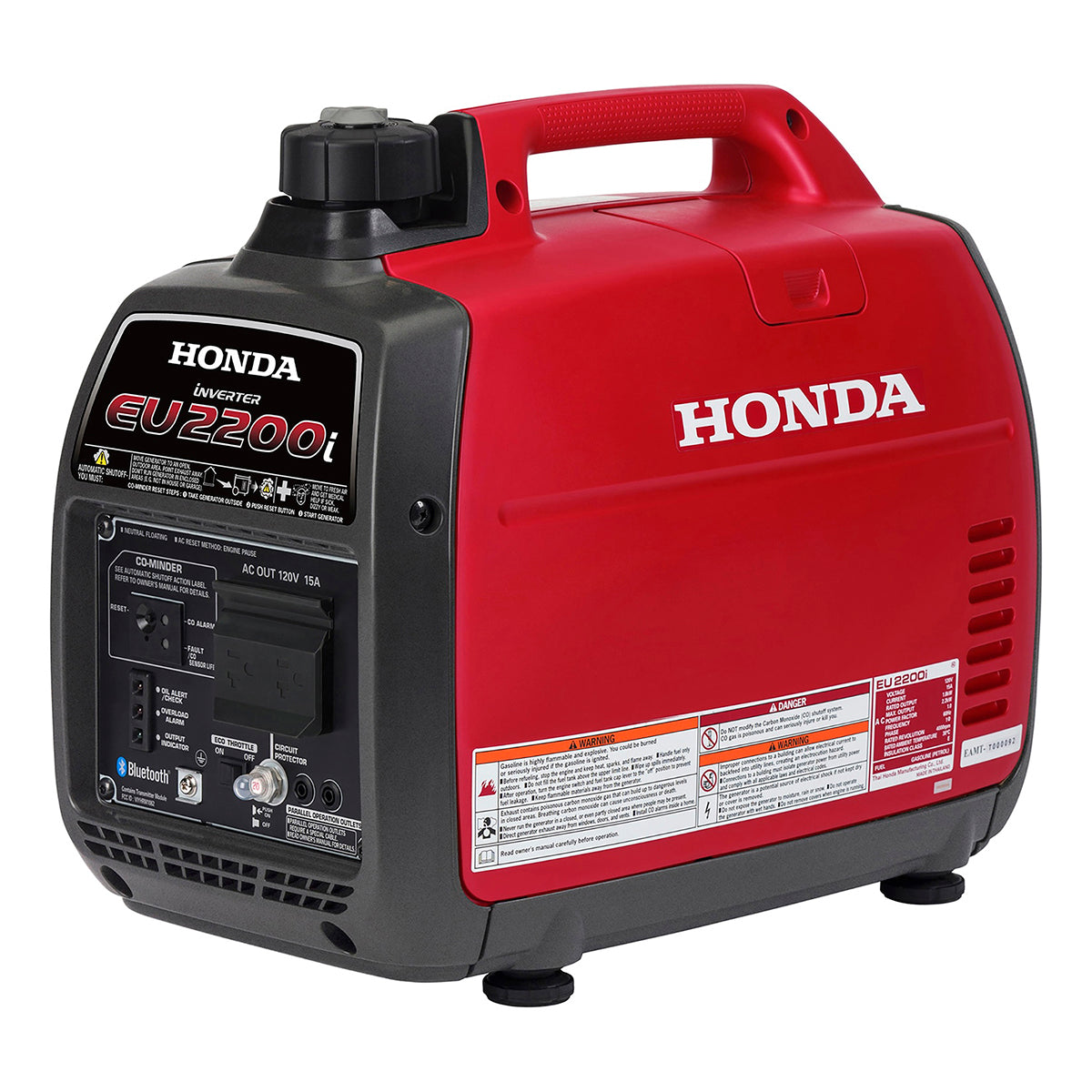 Honda EU2200i inverter generator left side