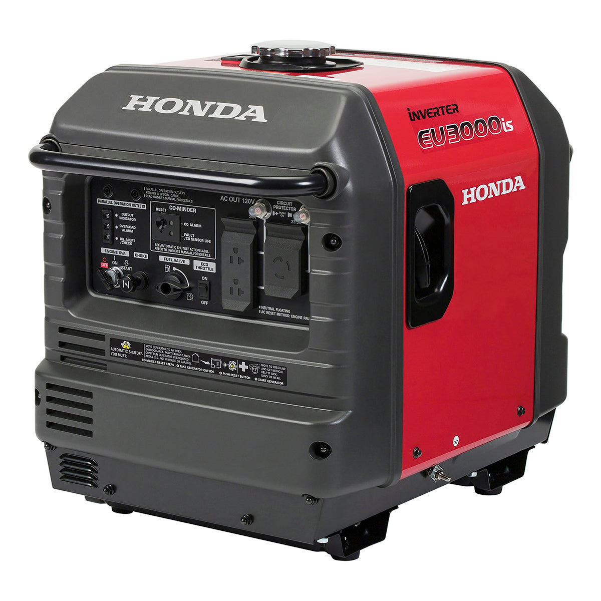 Honda EU3000iS inverter generator left side