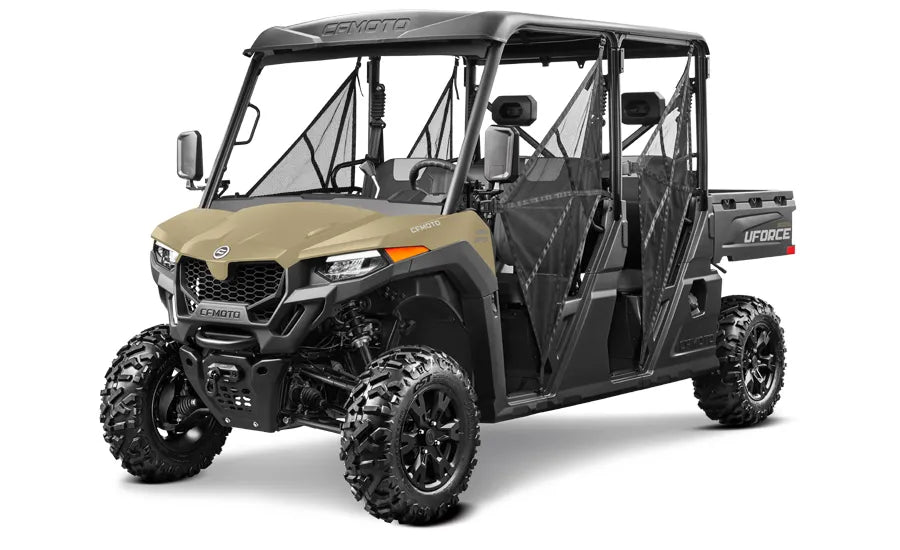 2026 Cfmoto Uforce 800 Crew Cab Side By Side Tan