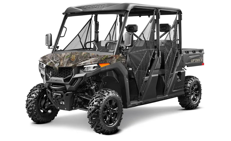 2026 Cfmoto Uforce 800 Crew Cab Utility Side by Side Camo