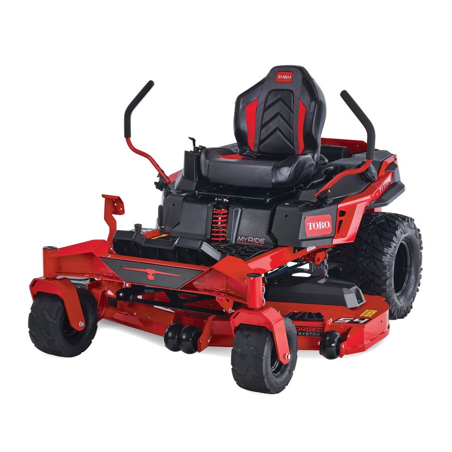 Toro Titan 54'' Zero Turn Mower With Myride Suspension