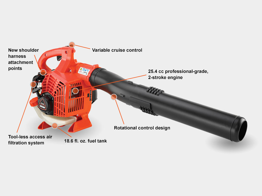 ECHO PB-2520 handheld blower side view